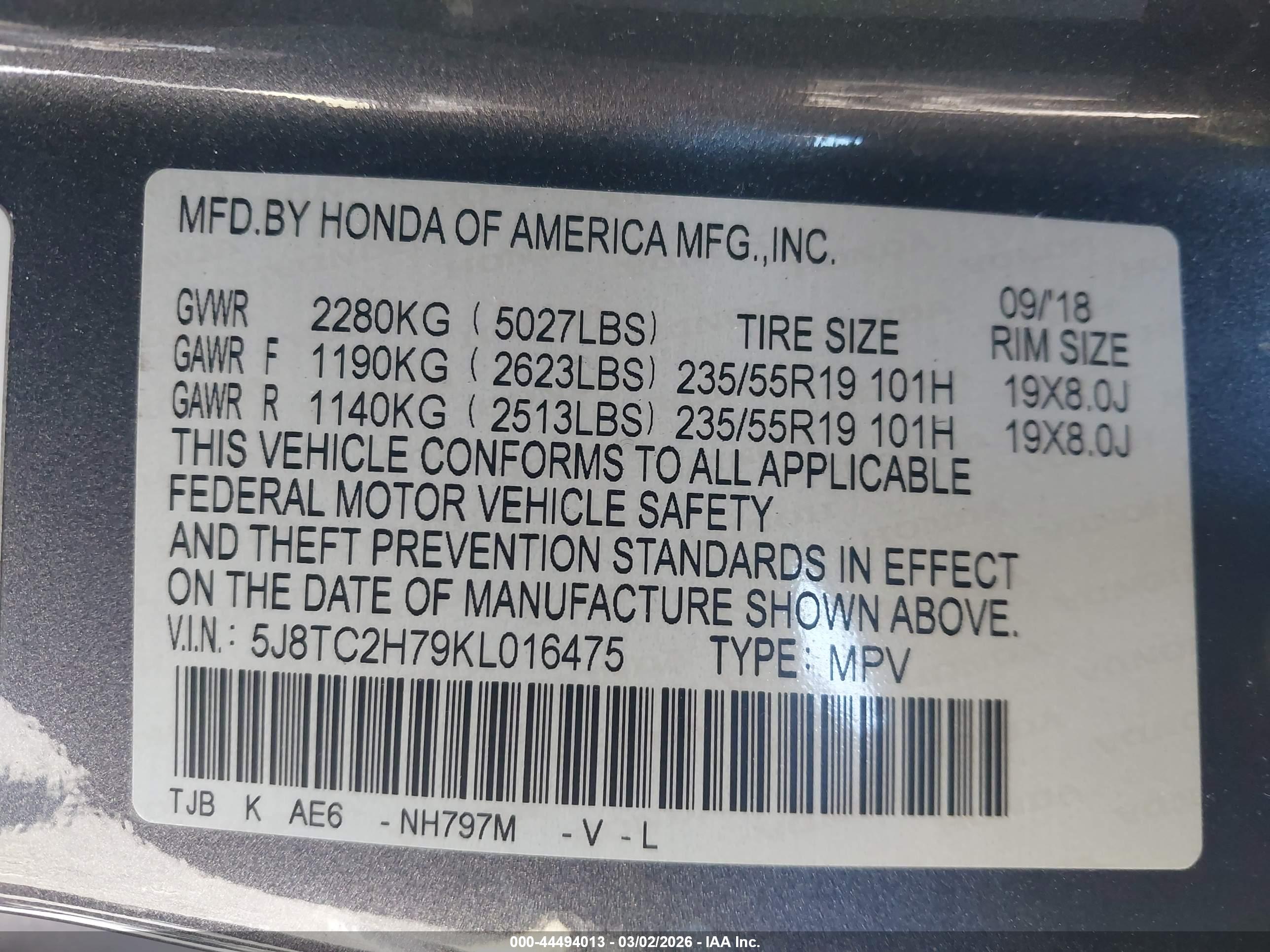 ACURA RDX image 9