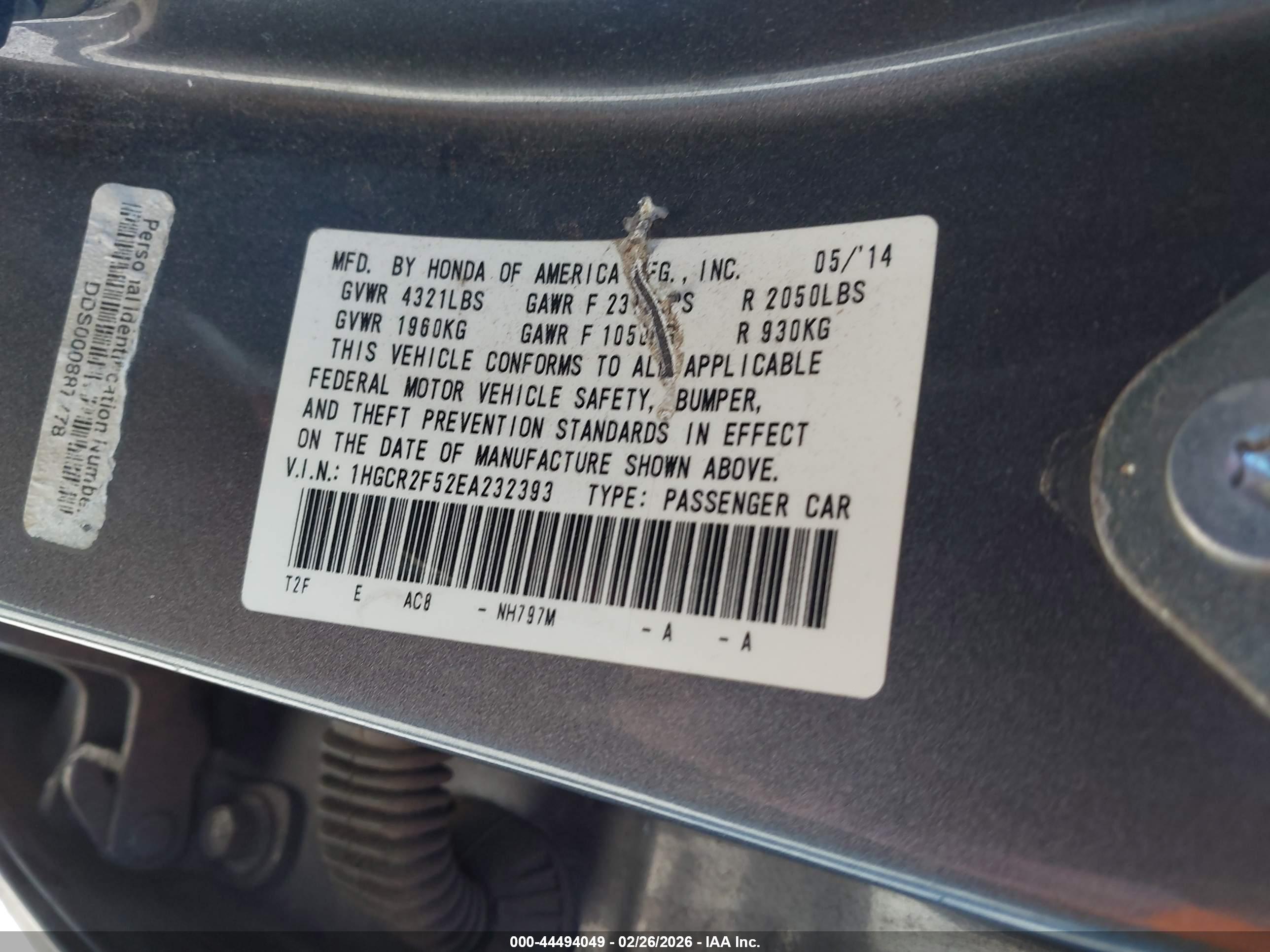 HONDA ACCORD image 9