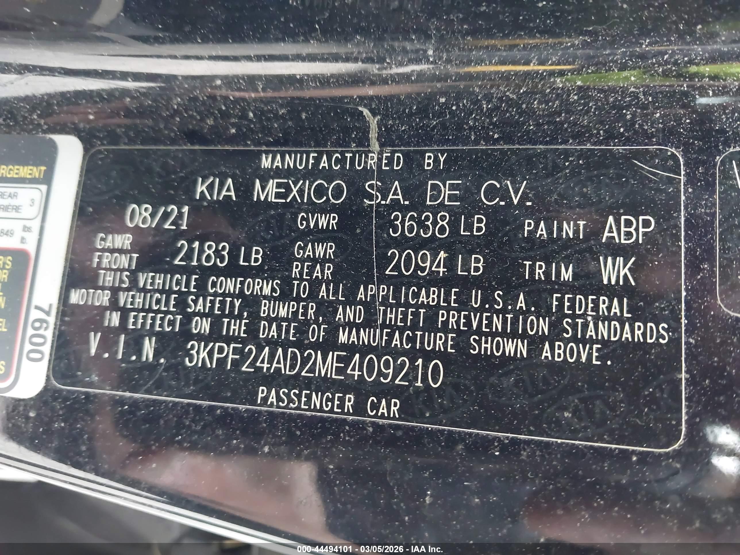 KIA FORTE image 9