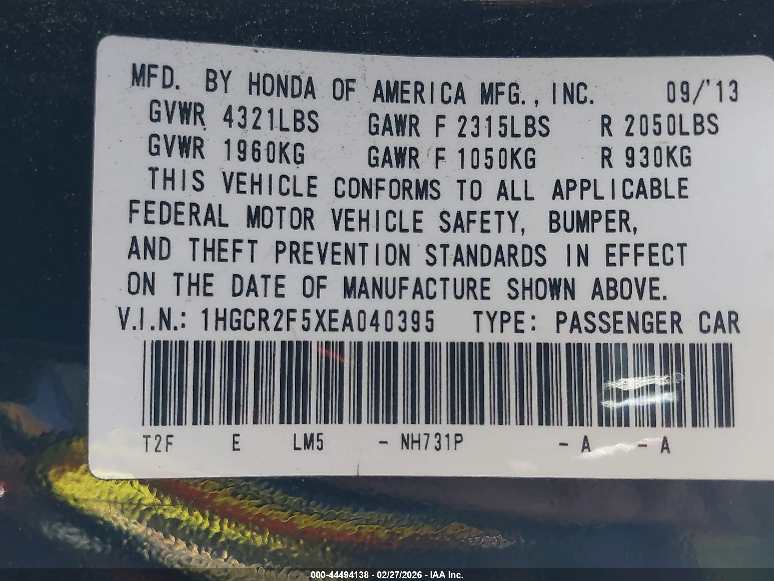 HONDA ACCORD image 9