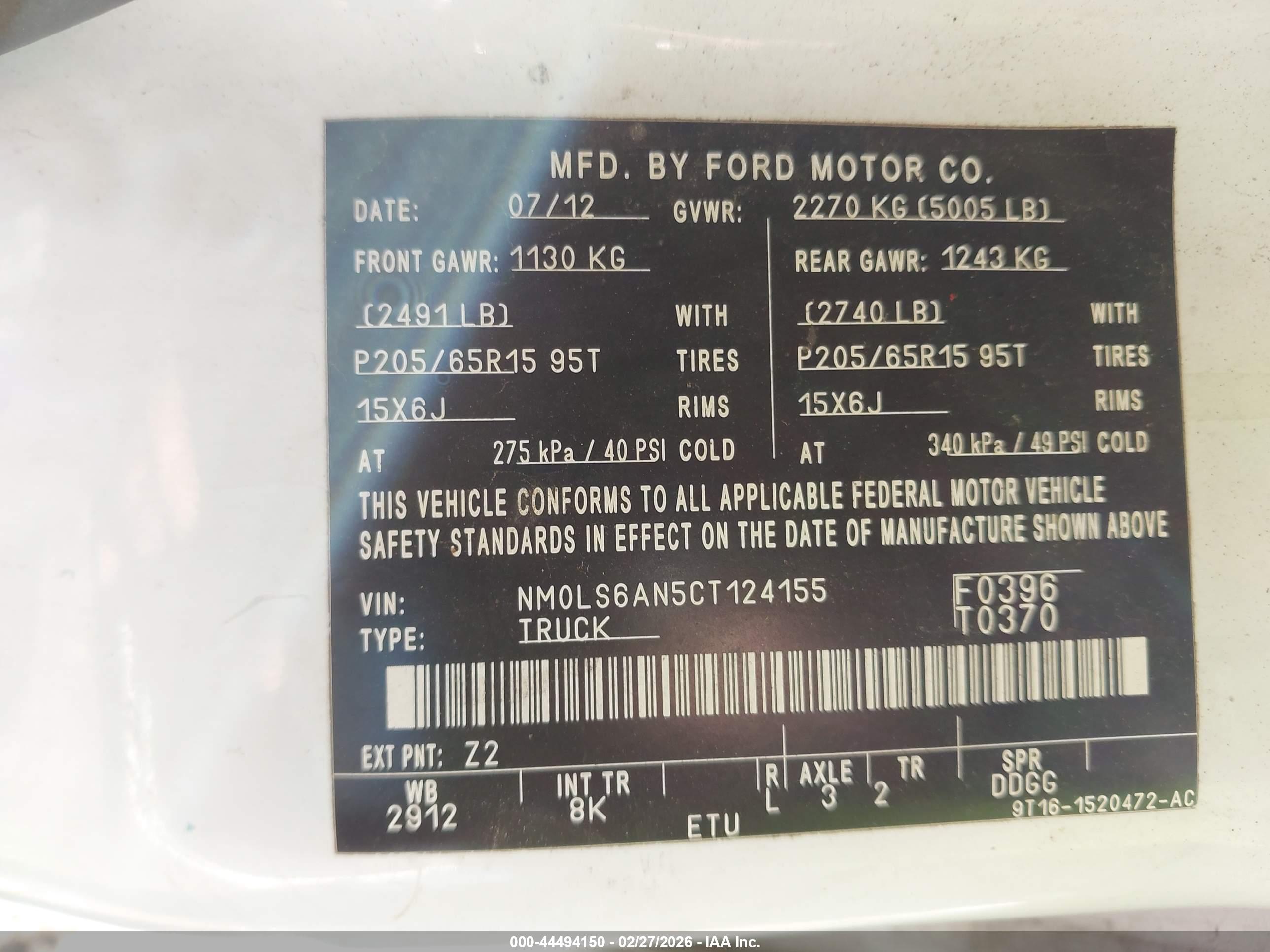 FORD TRANSIT image 9