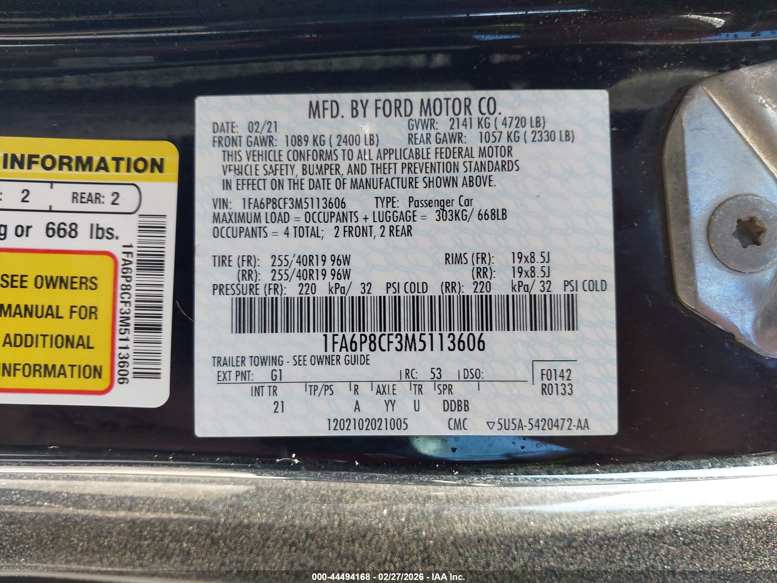 FORD MUSTANG image 9