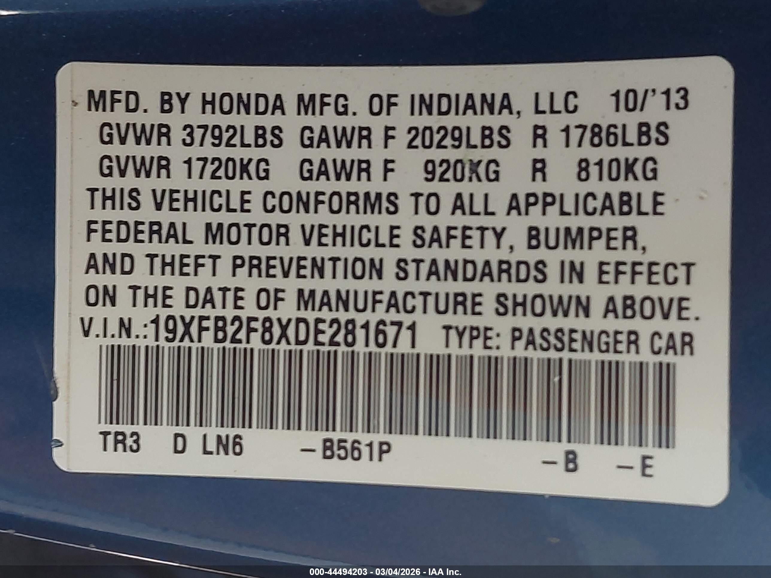HONDA CIVIC image 9