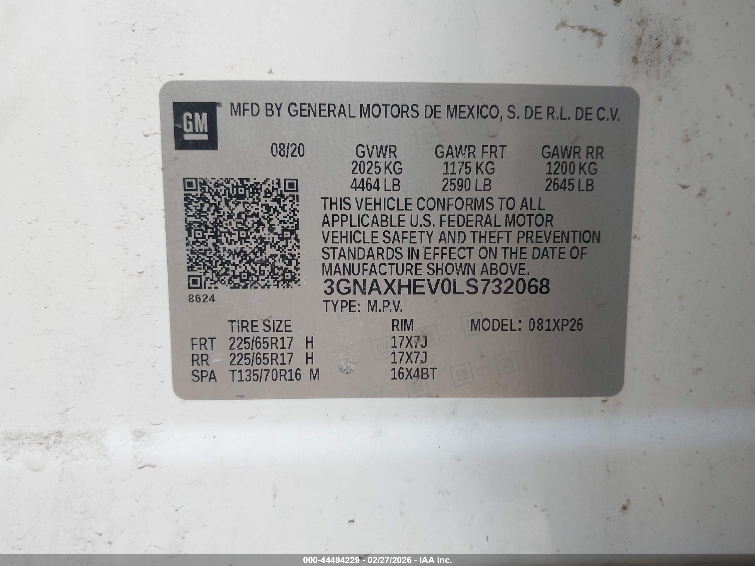 CHEVROLET EQUINOX image 9