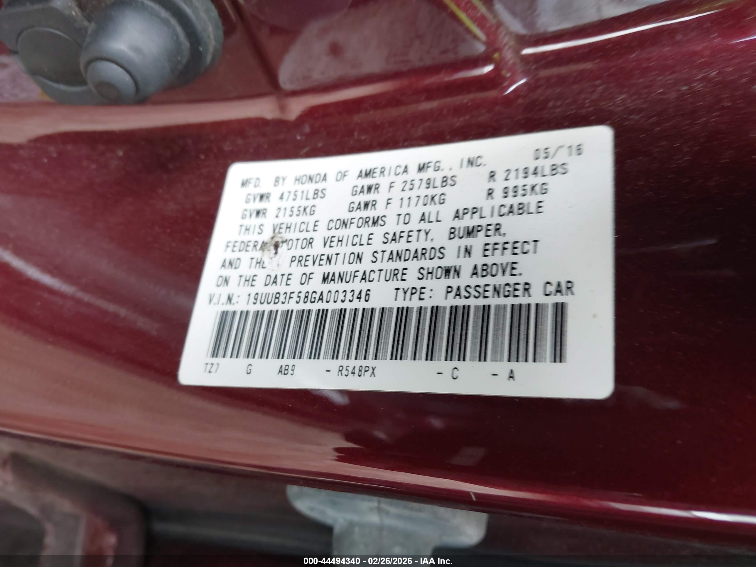 ACURA TLX image 9