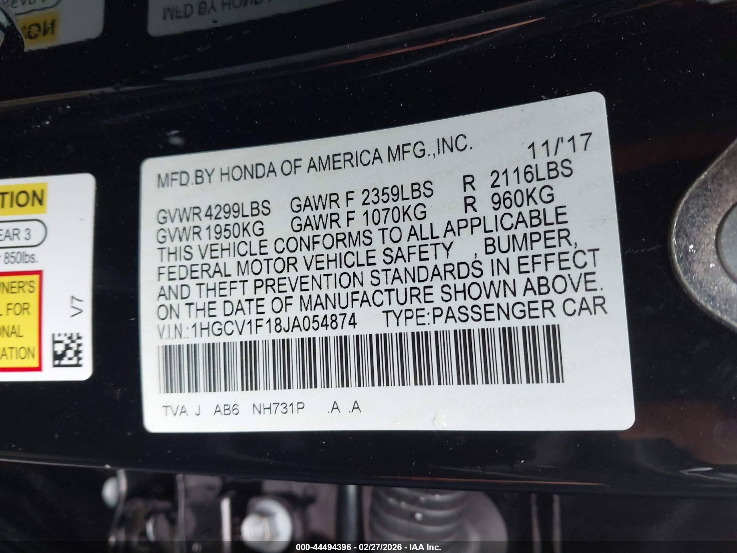 HONDA ACCORD image 9