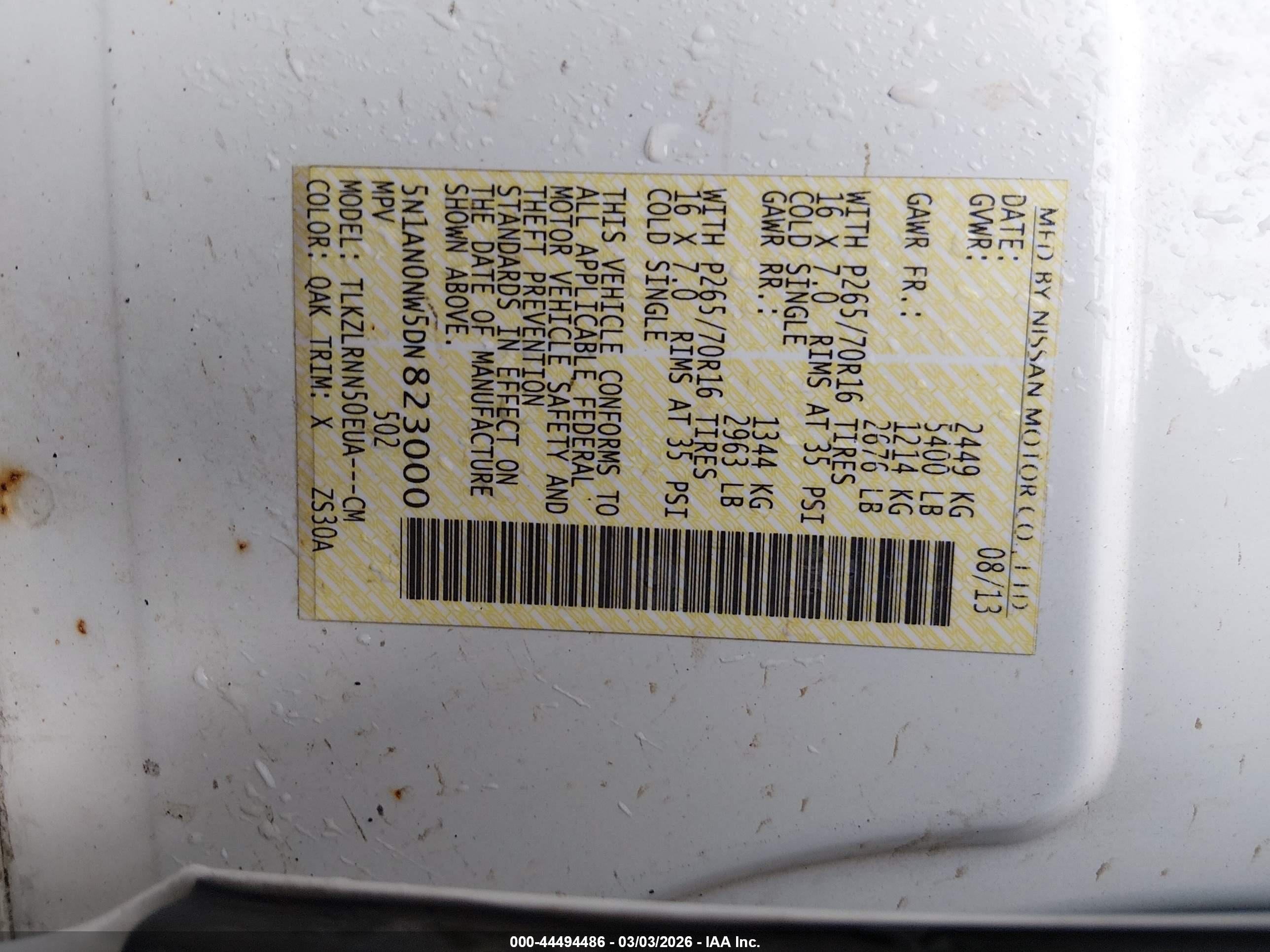 NISSAN XTERRA image 9
