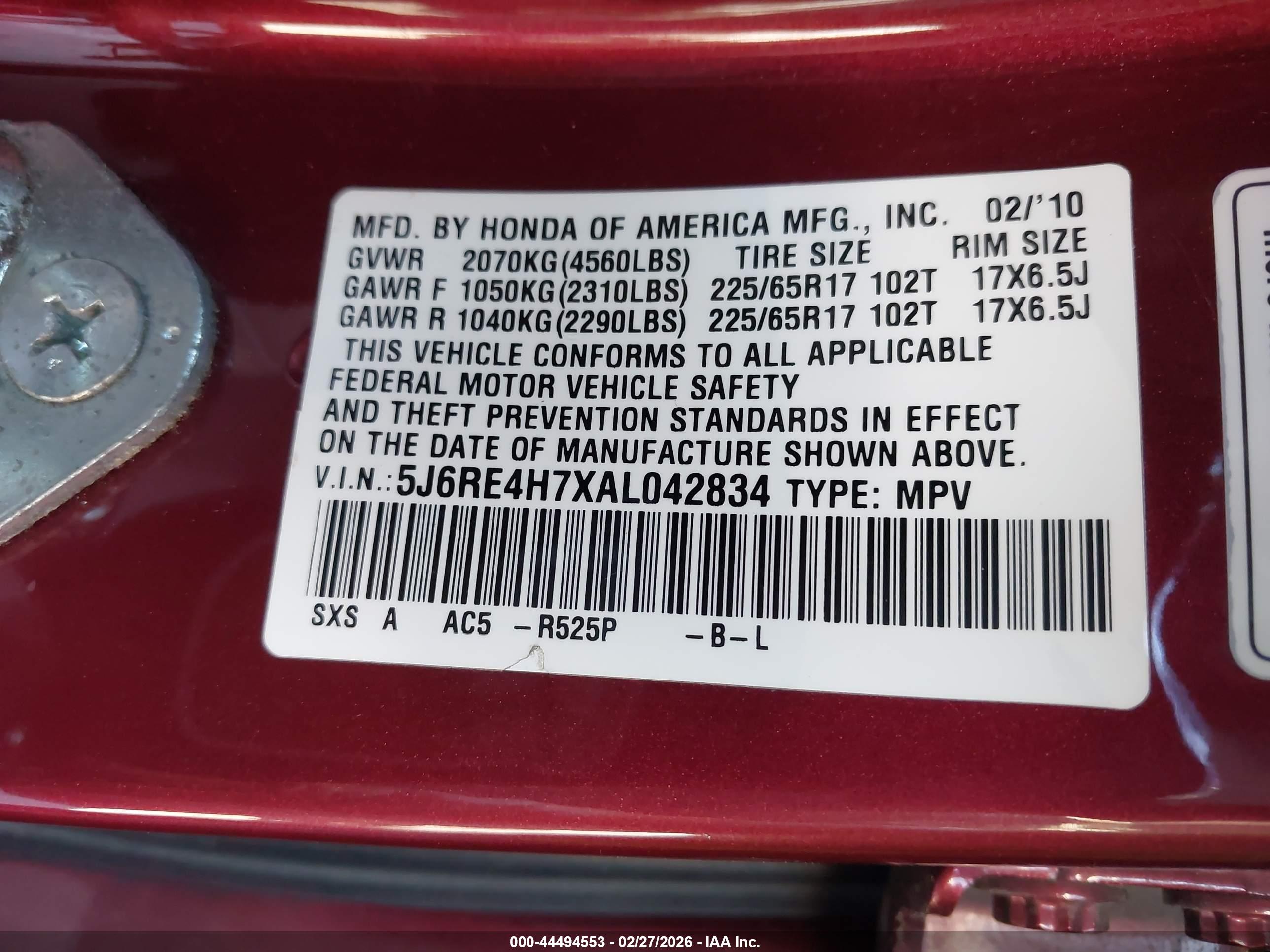 HONDA CR-V image 9