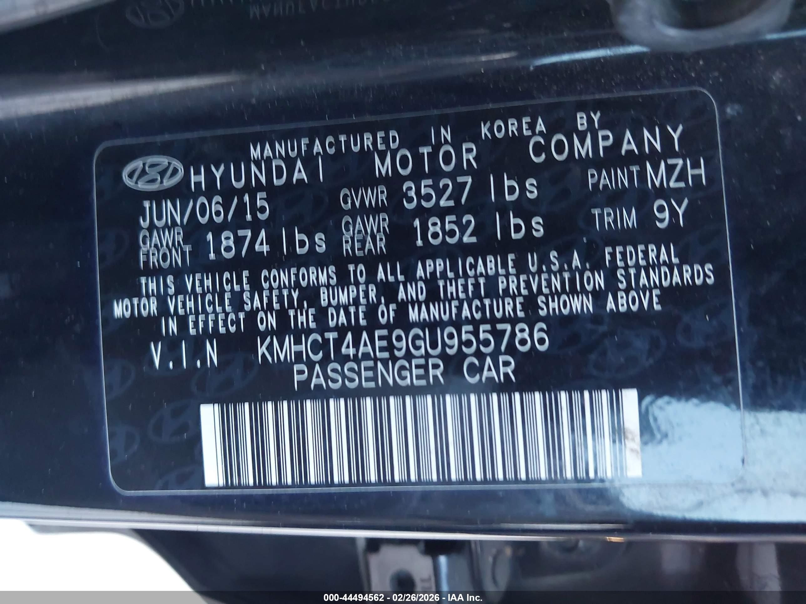 HYUNDAI ACCENT image 9