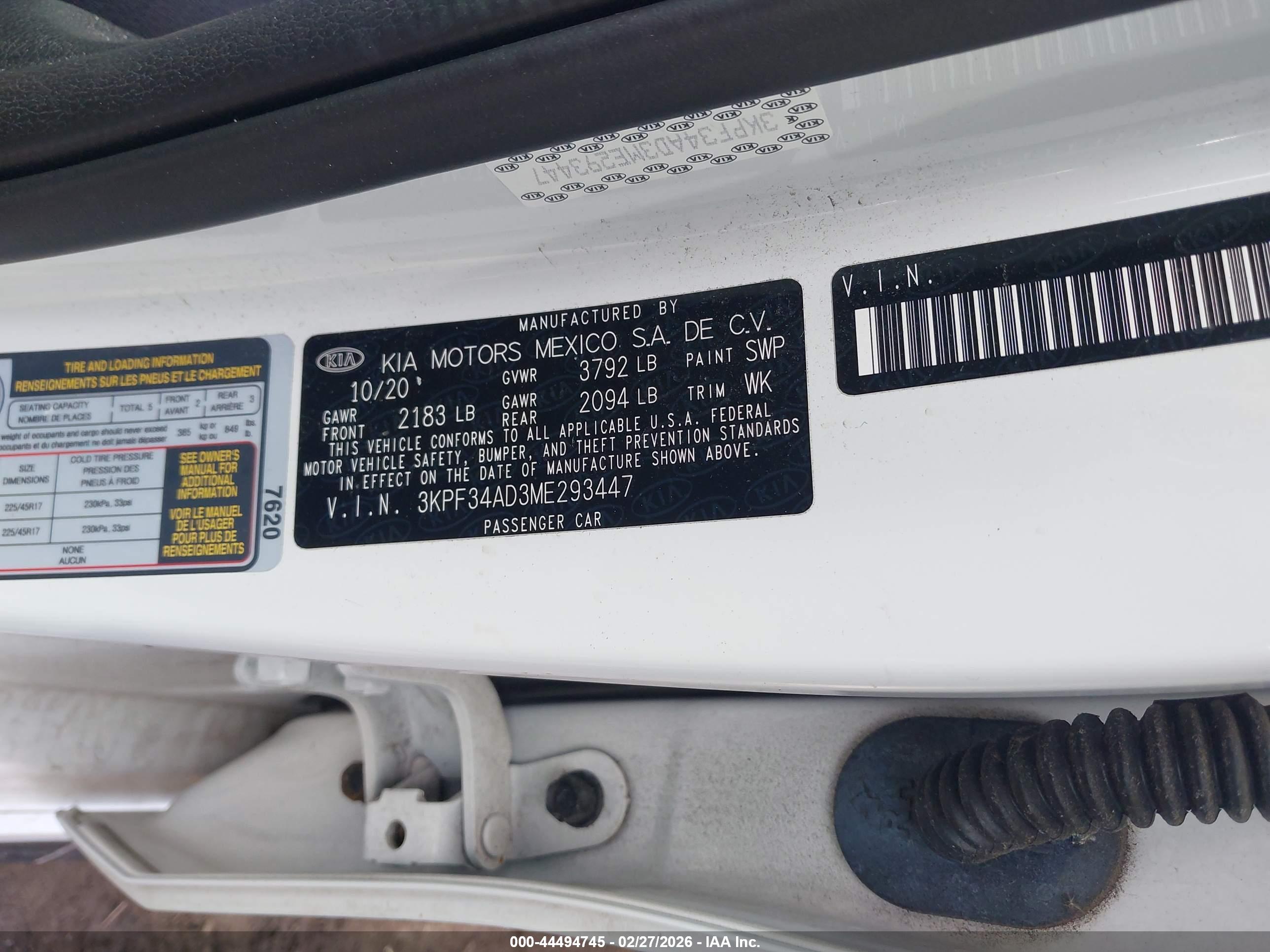 KIA FORTE image 9
