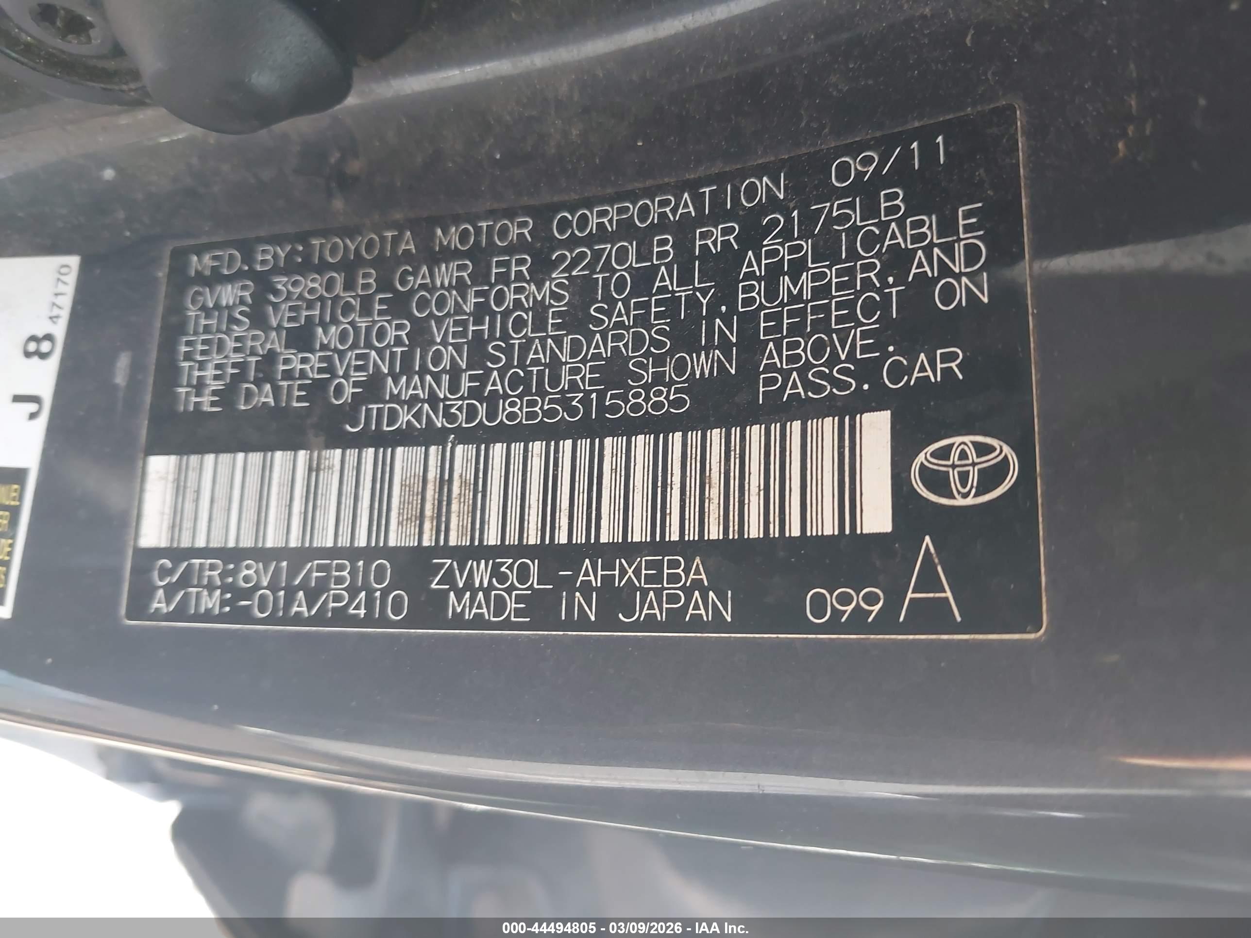 TOYOTA PRIUS image 9