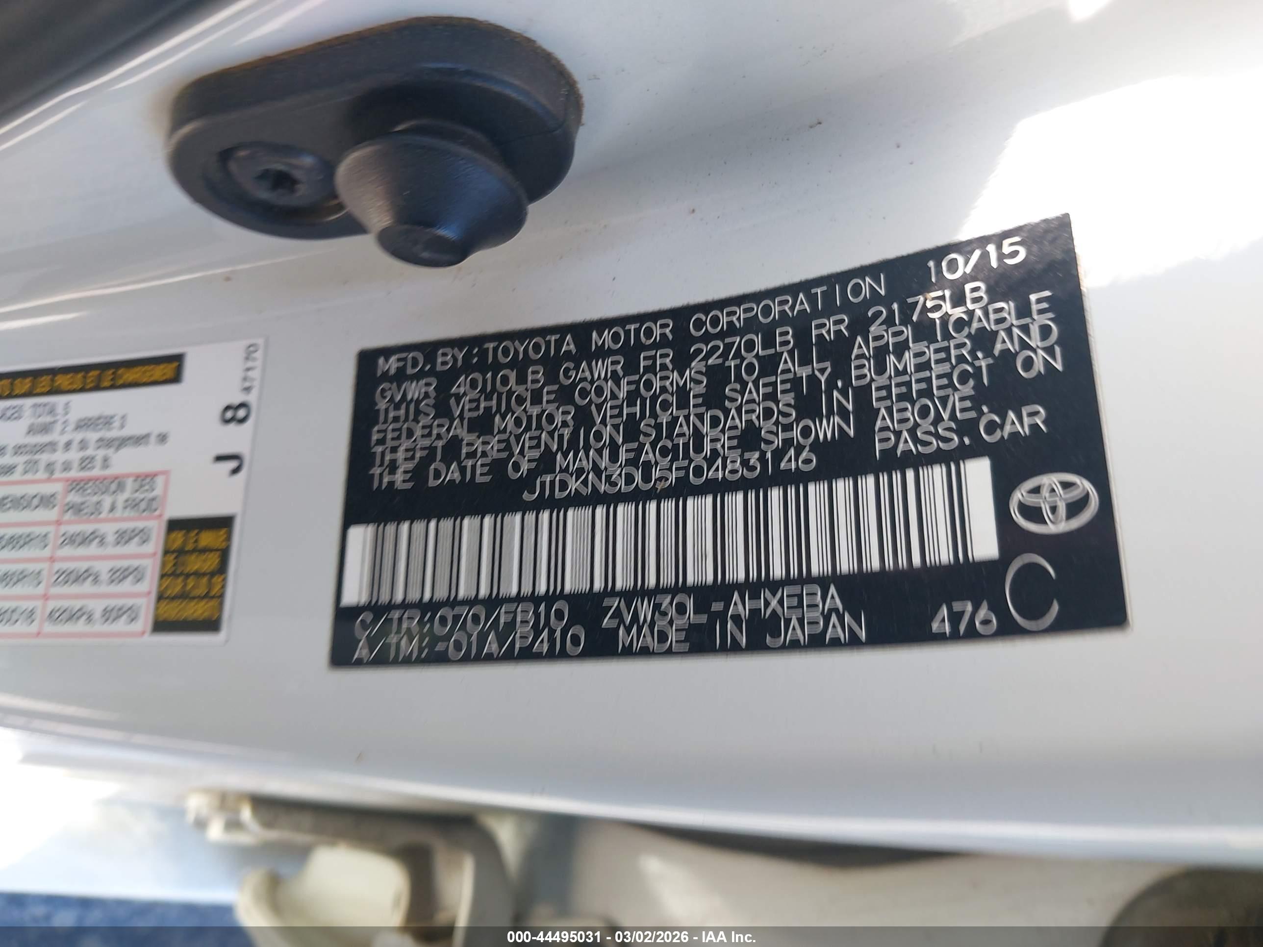 TOYOTA PRIUS image 9