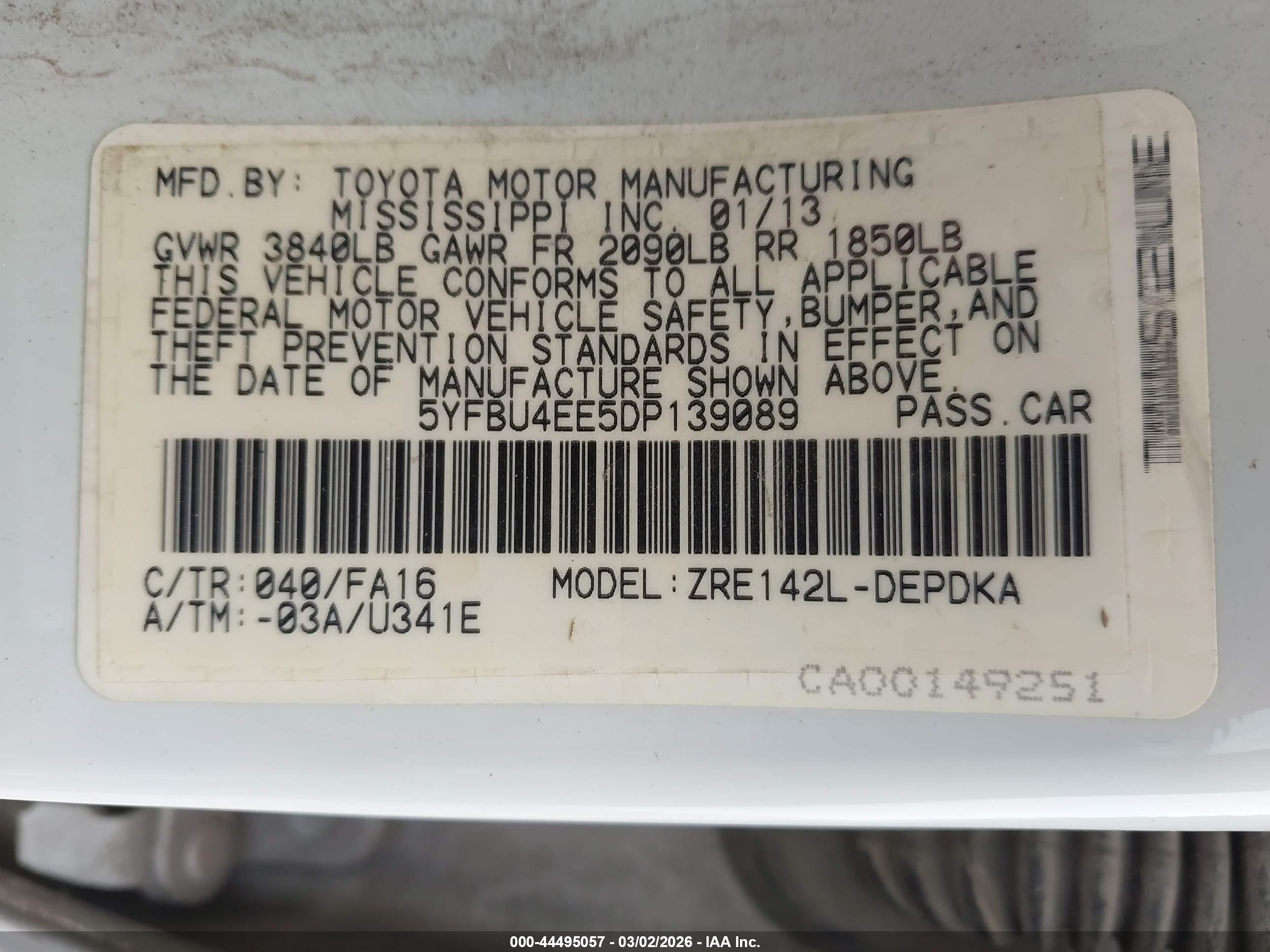 TOYOTA COROLLA image 9
