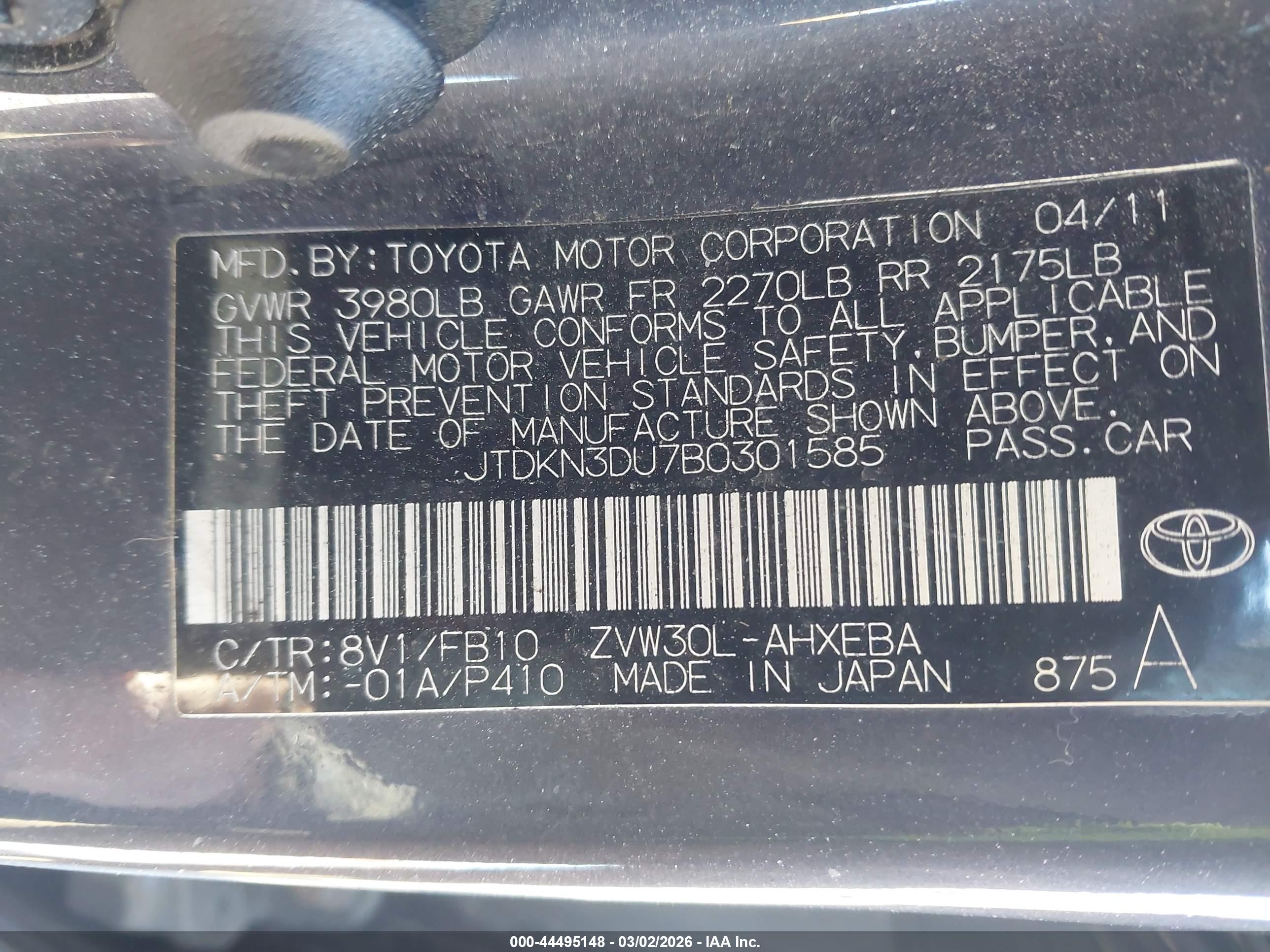 TOYOTA PRIUS image 9