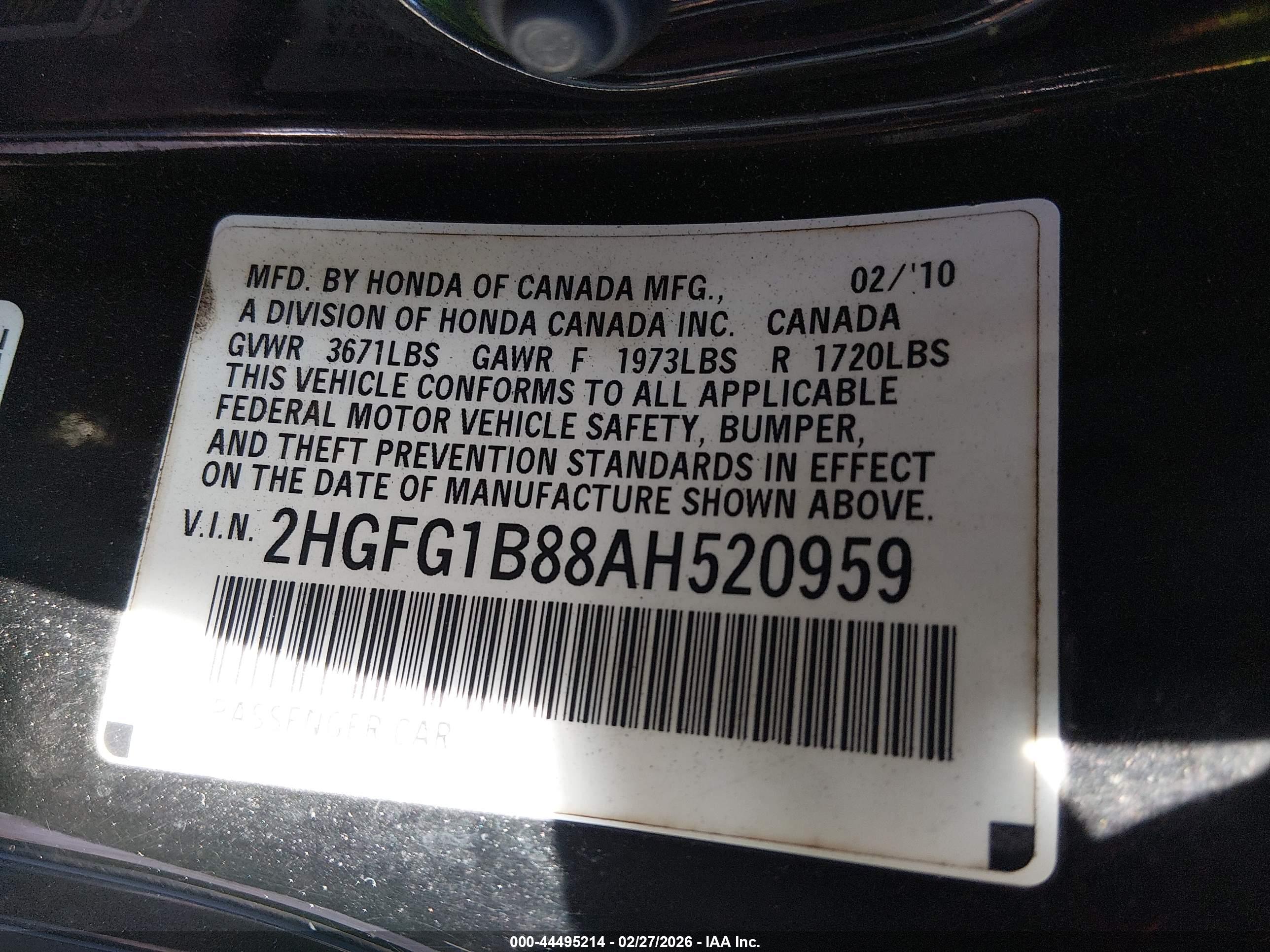 HONDA CIVIC image 9
