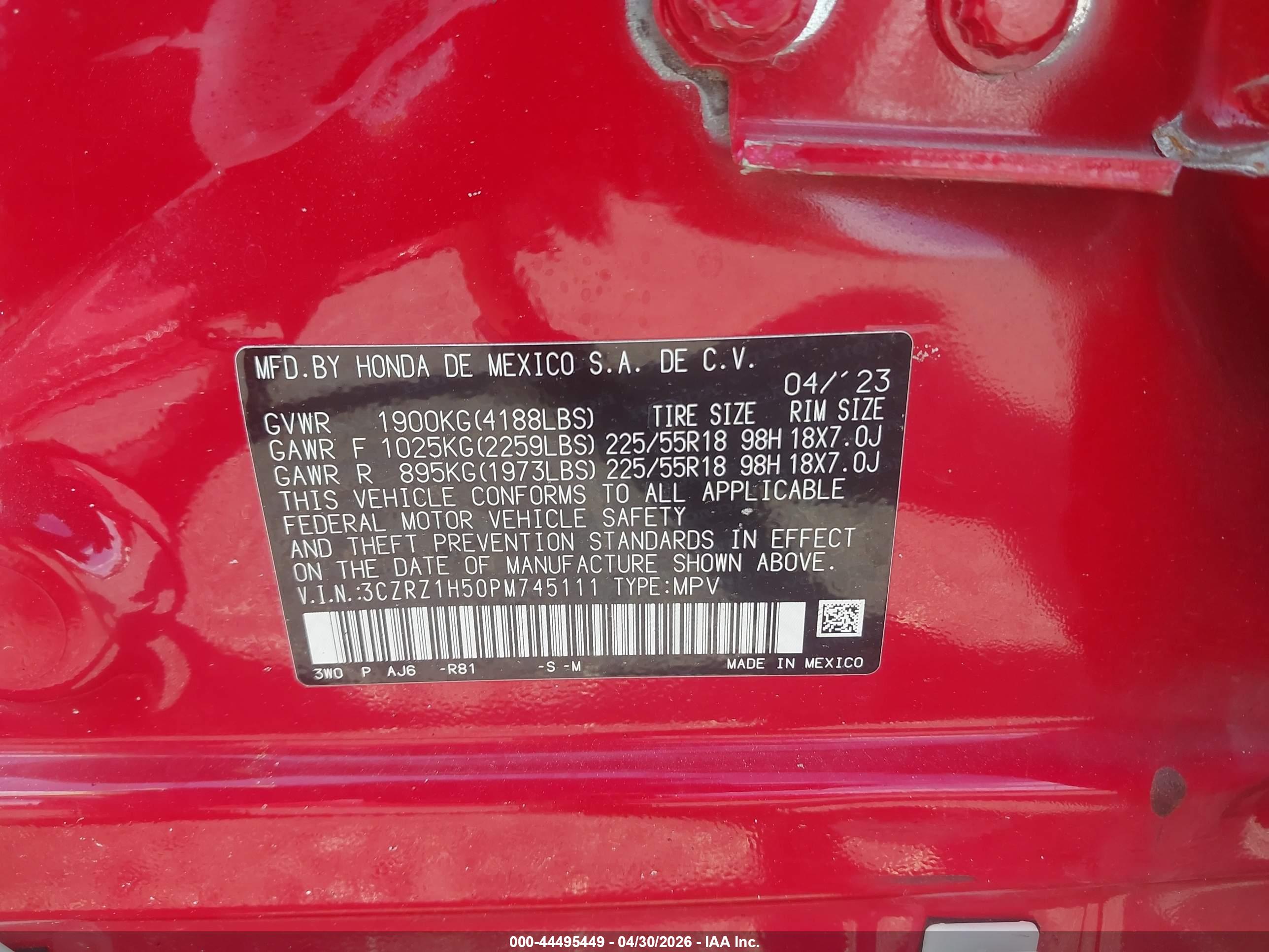 HONDA HR-V image 9