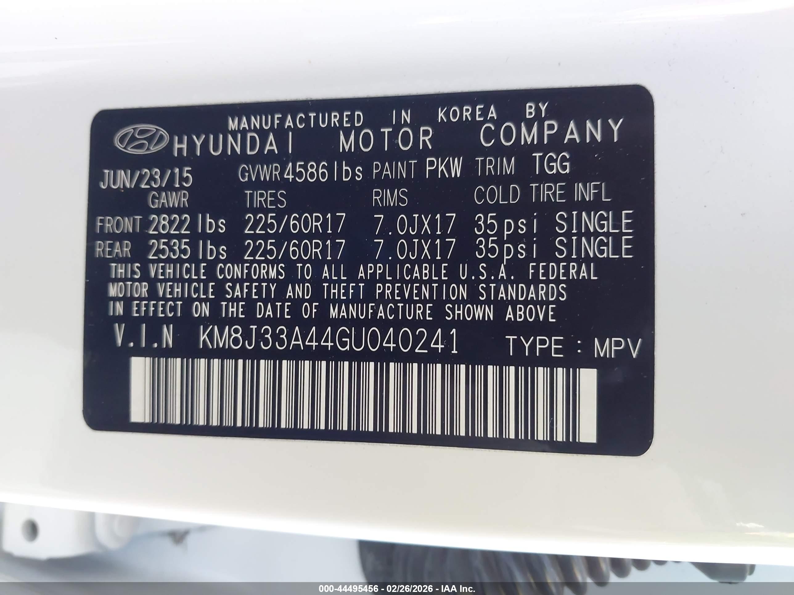 HYUNDAI TUCSON image 9