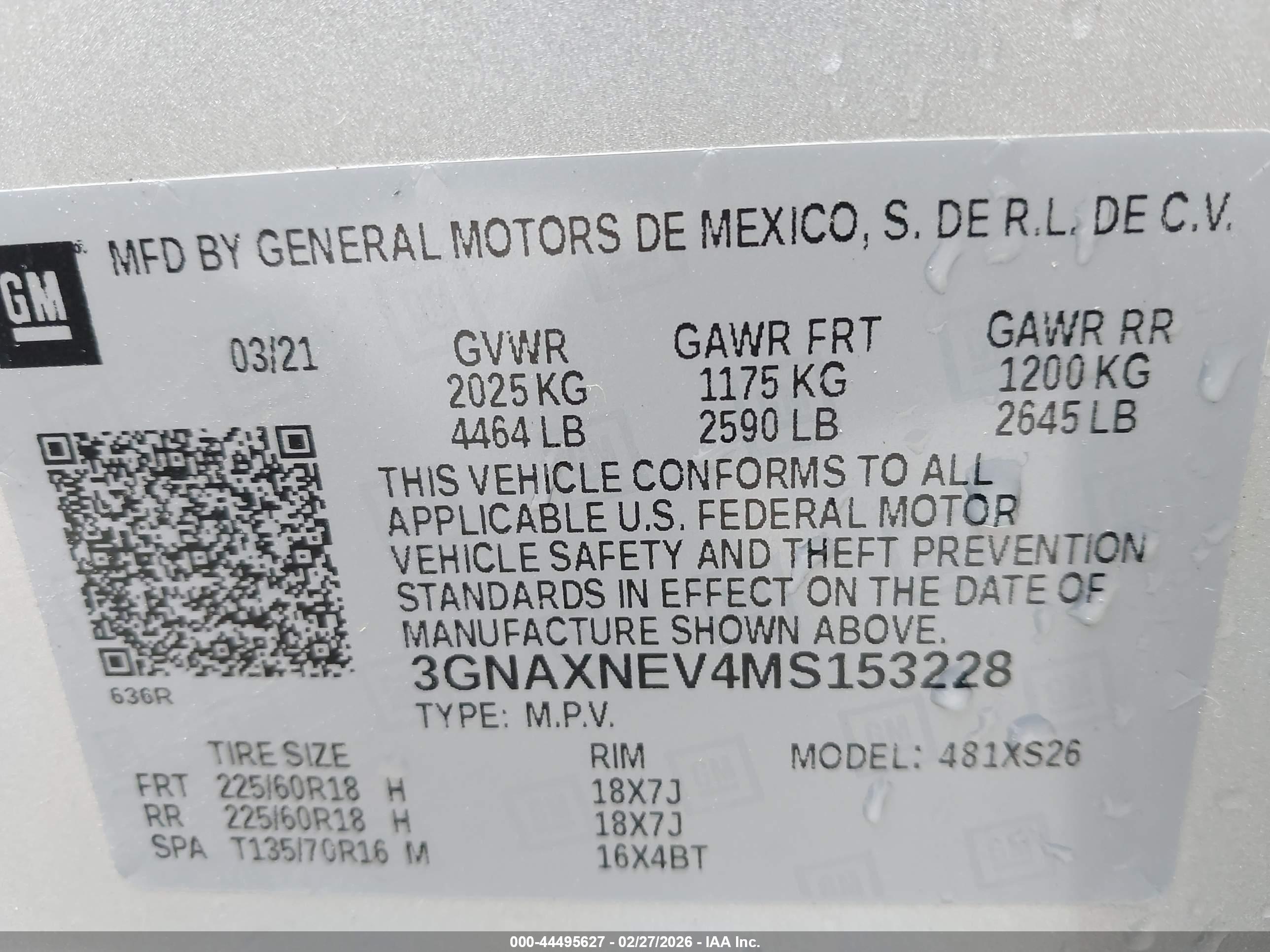CHEVROLET EQUINOX image 9