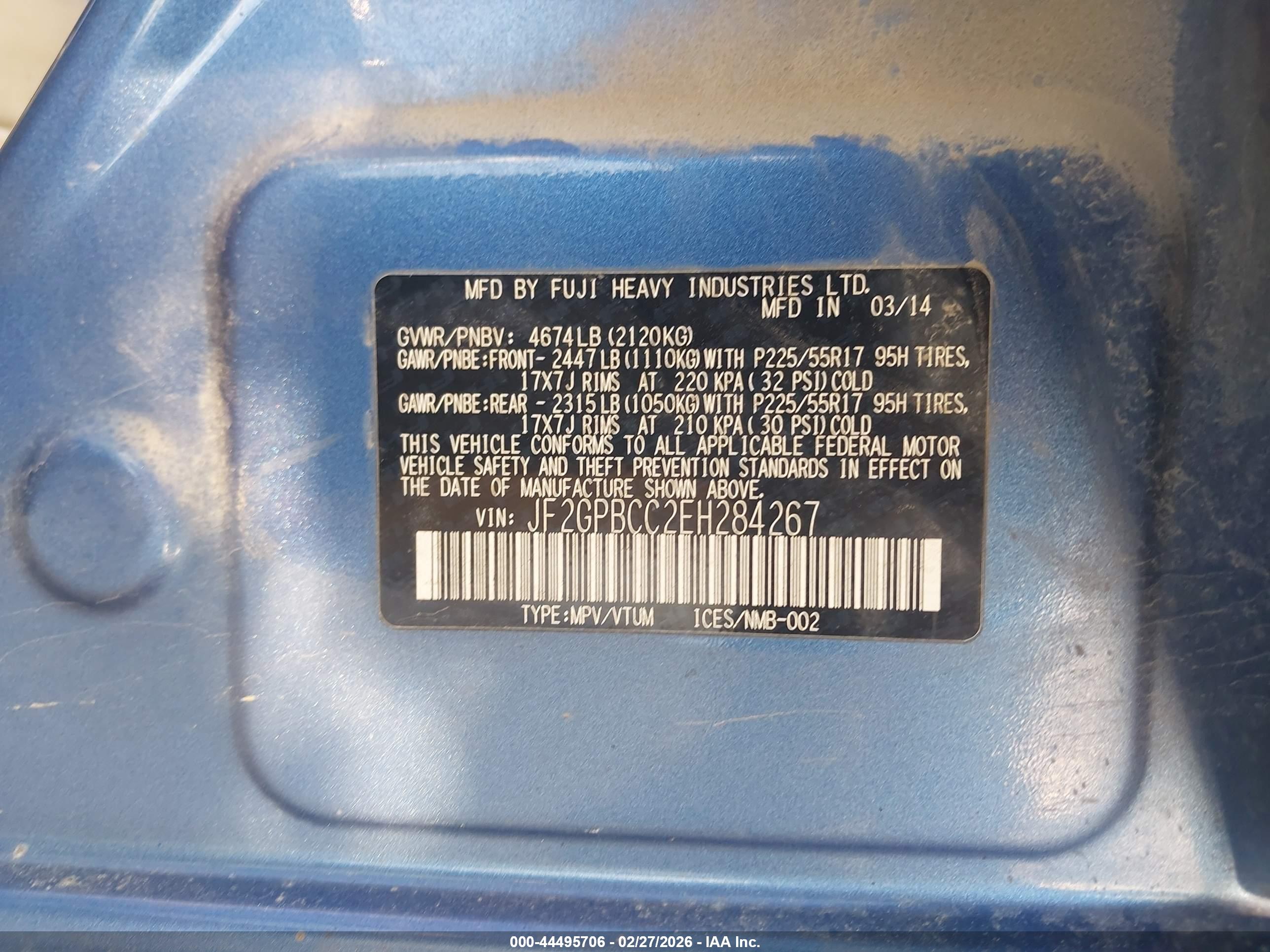 SUBARU XV image 9