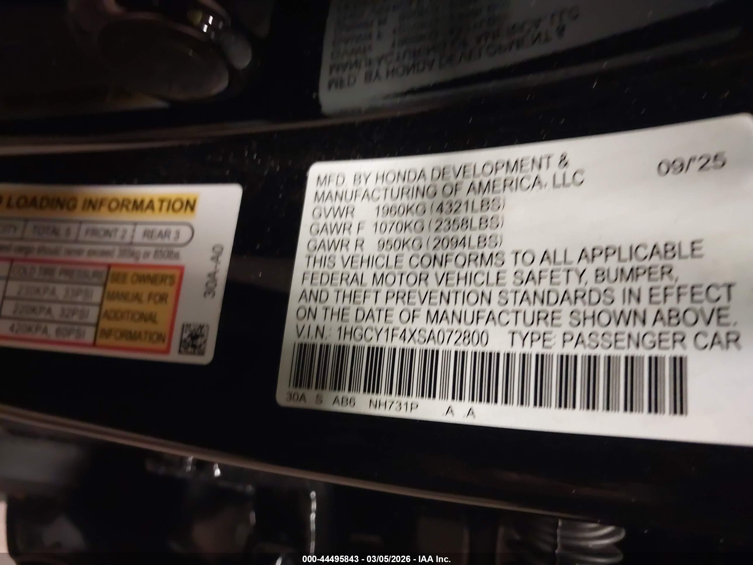 HONDA ACCORD image 9