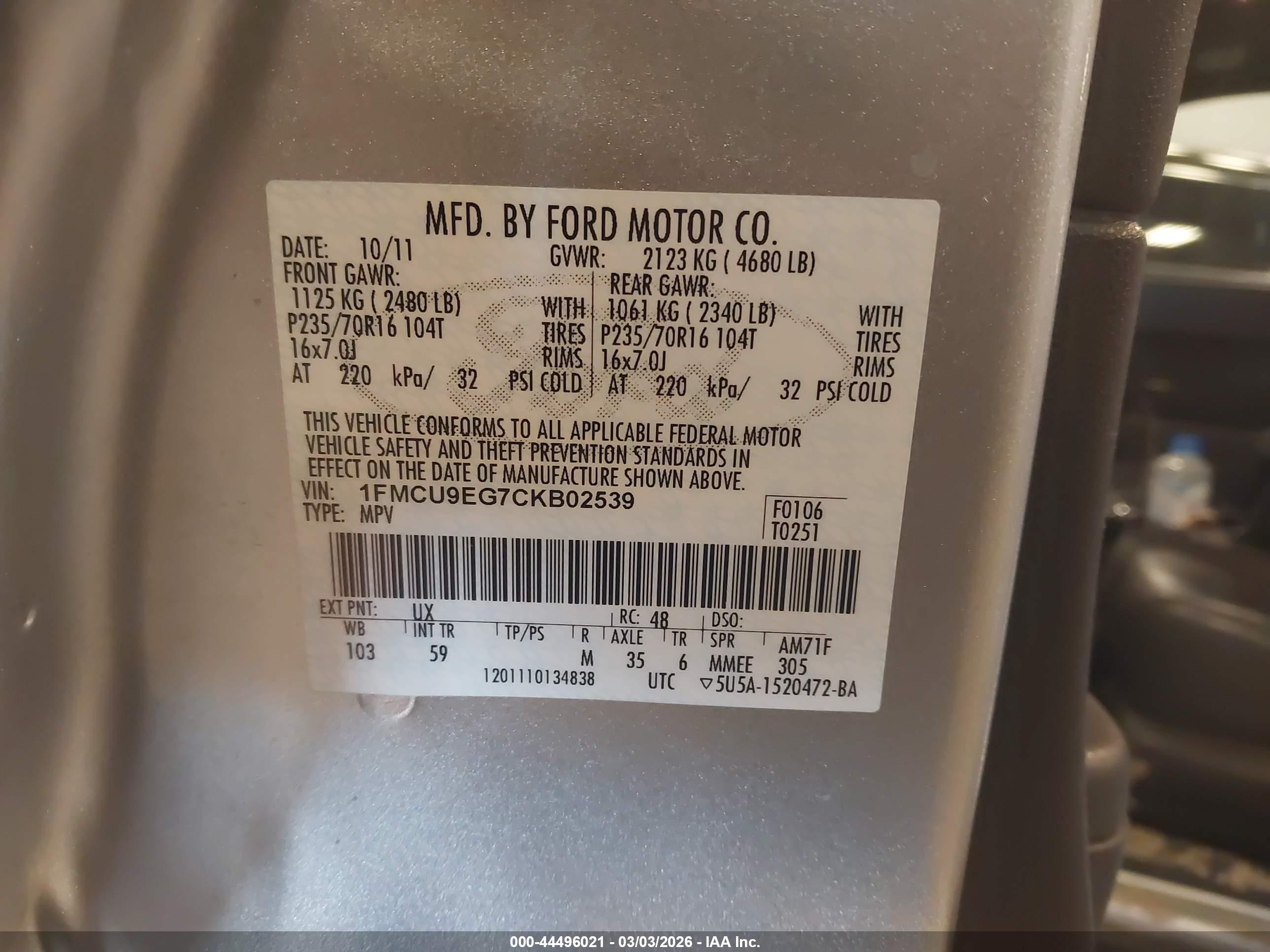 FORD ESCAPE image 9