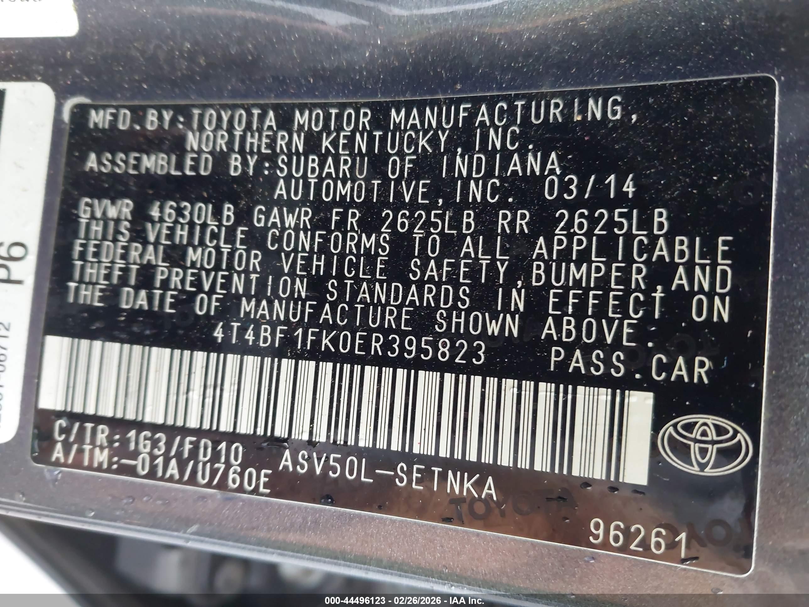 TOYOTA CAMRY image 9