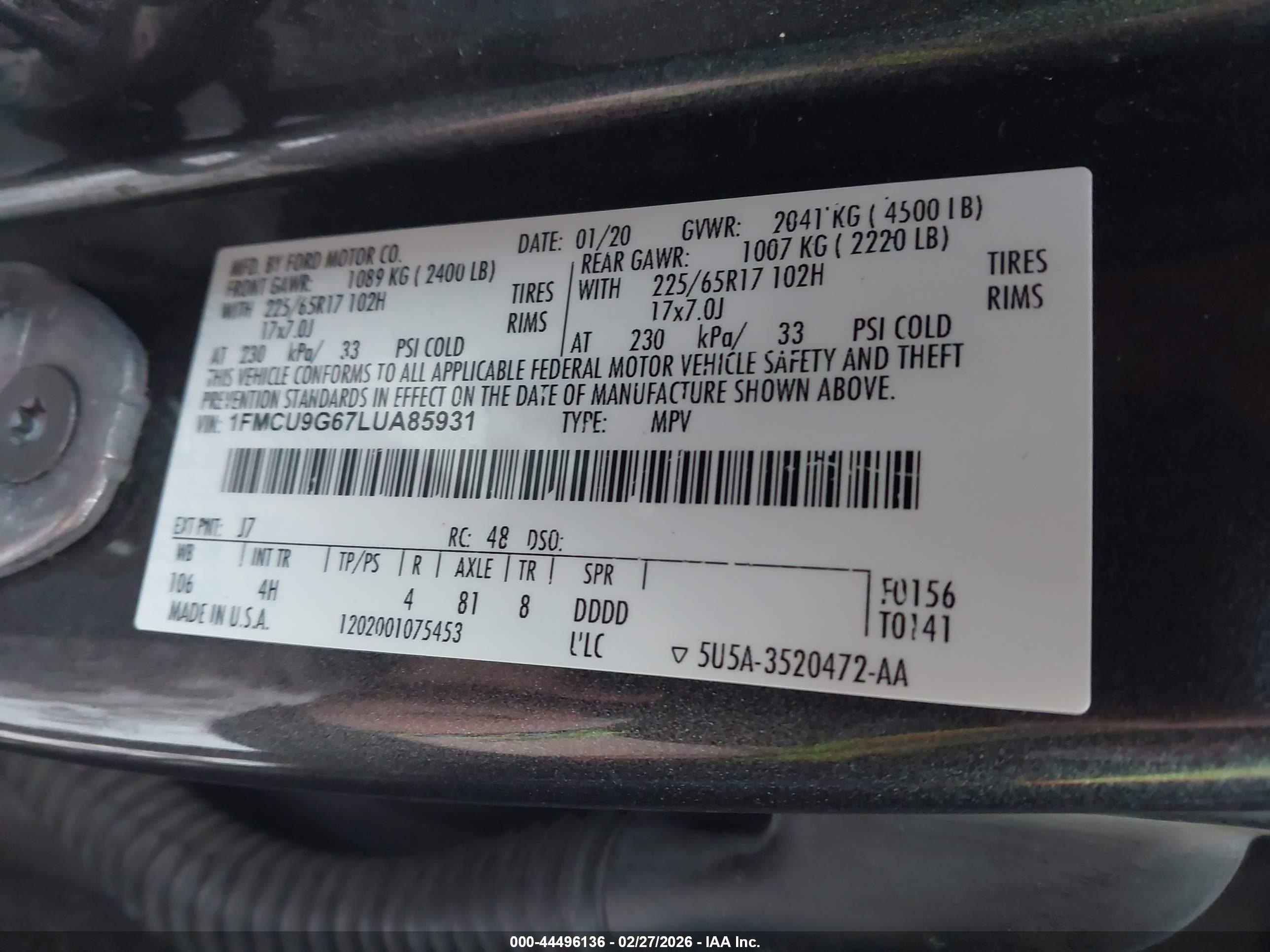 FORD ESCAPE image 9