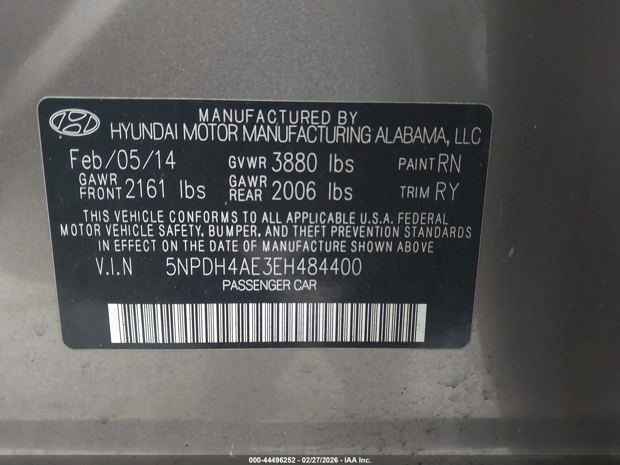 HYUNDAI ELANTRA image 9