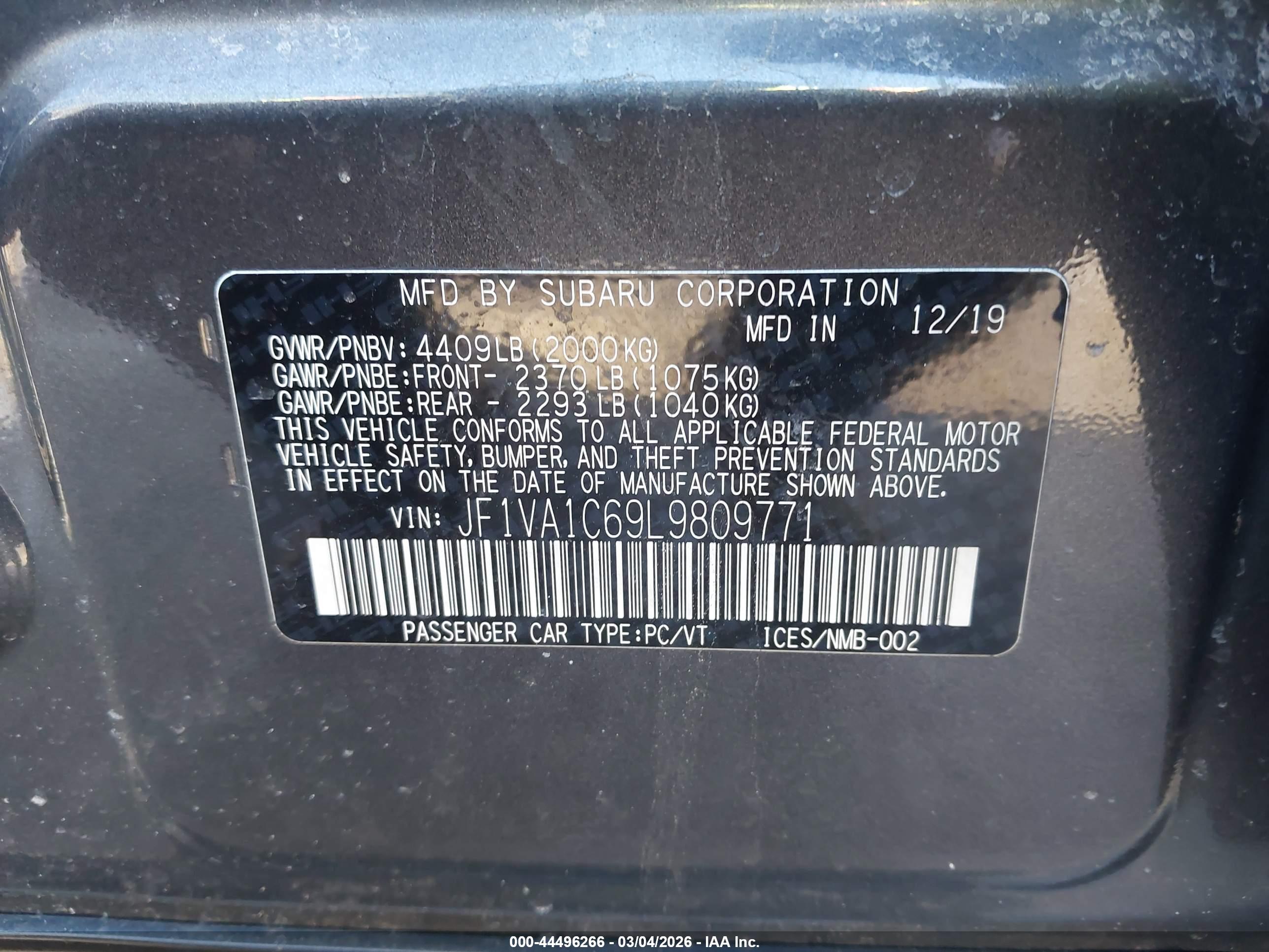 SUBARU WRX image 9