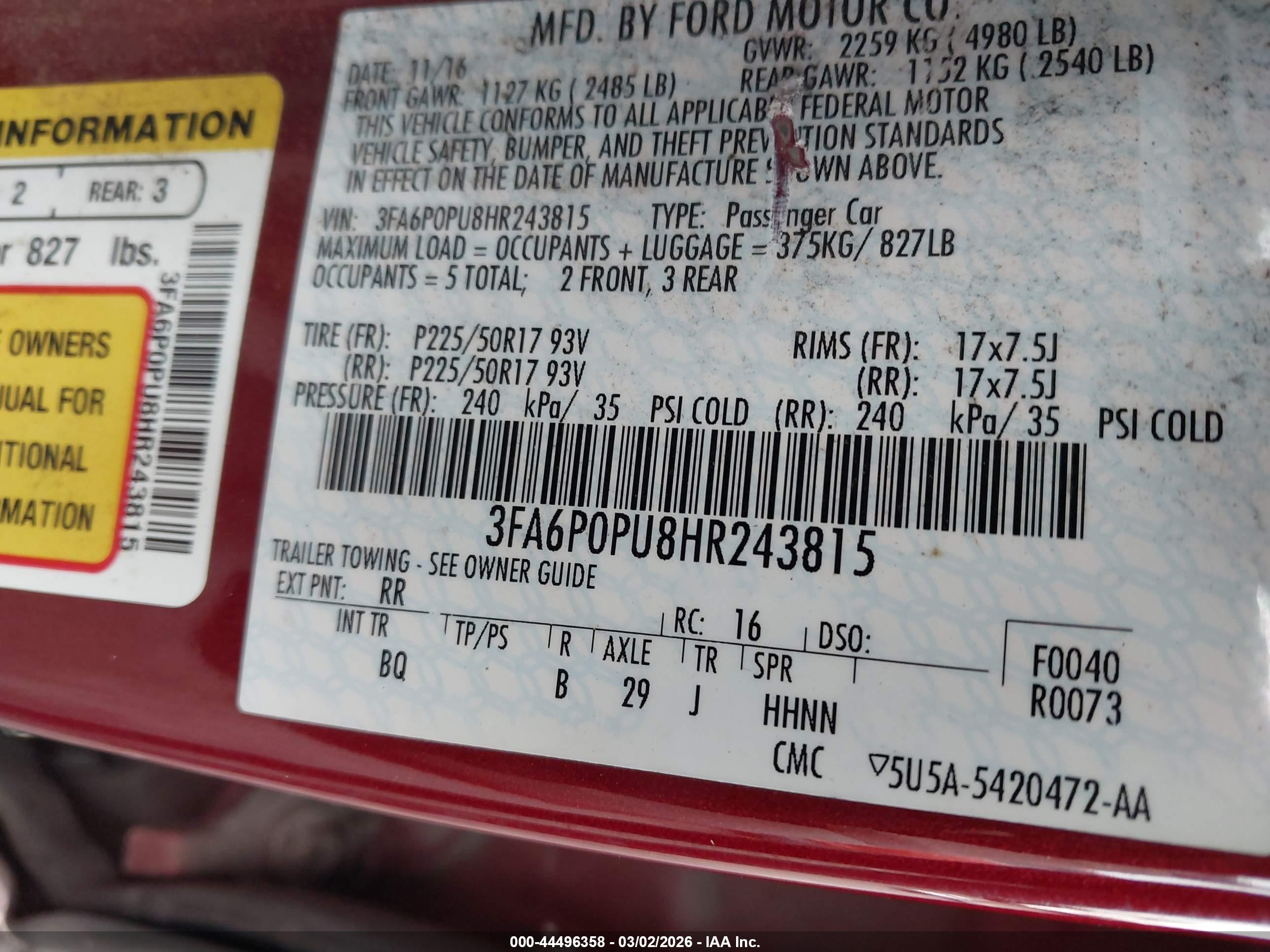 FORD FUSION image 9