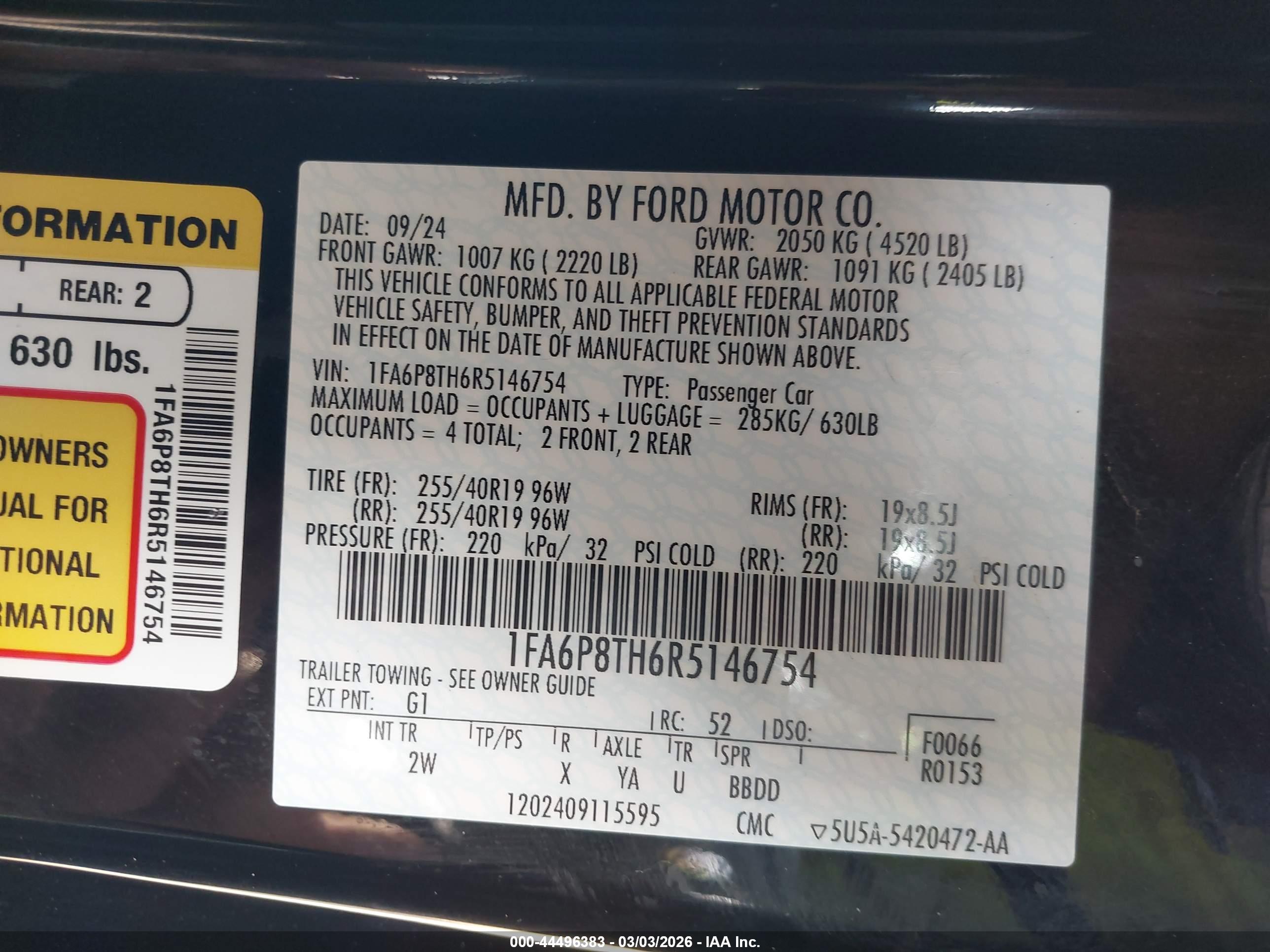 FORD MUSTANG image 9