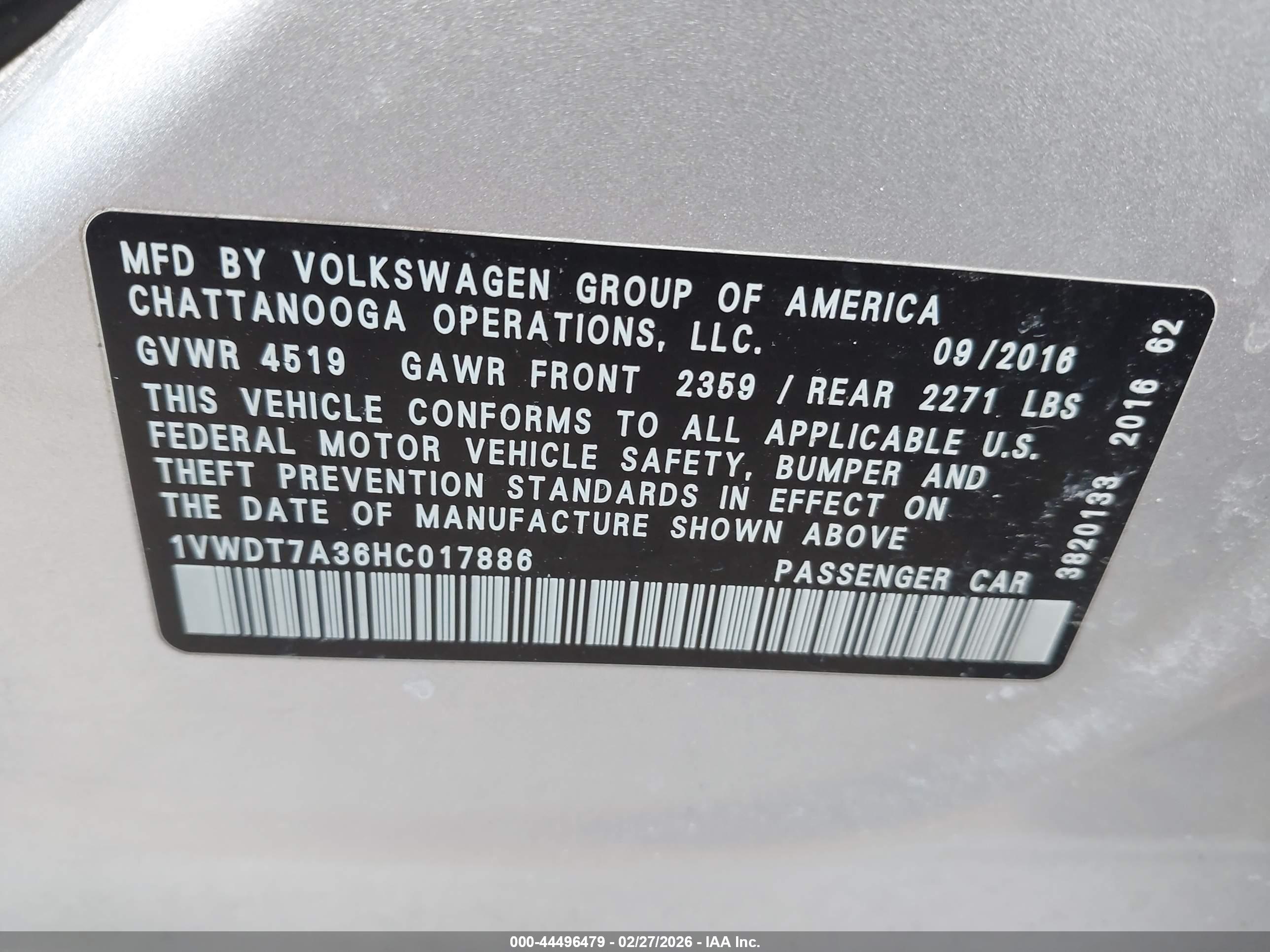 VOLKSWAGEN PASSAT image 9