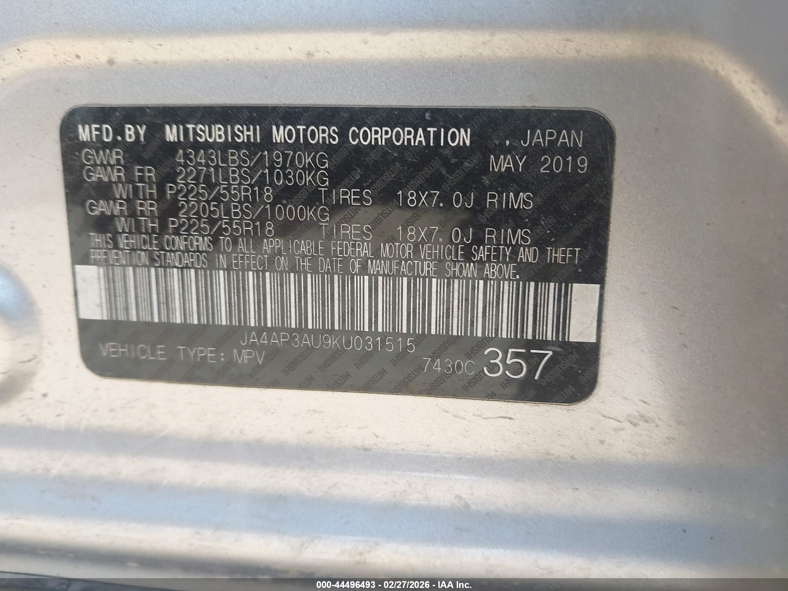 MITSUBISHI OUTLANDER image 9
