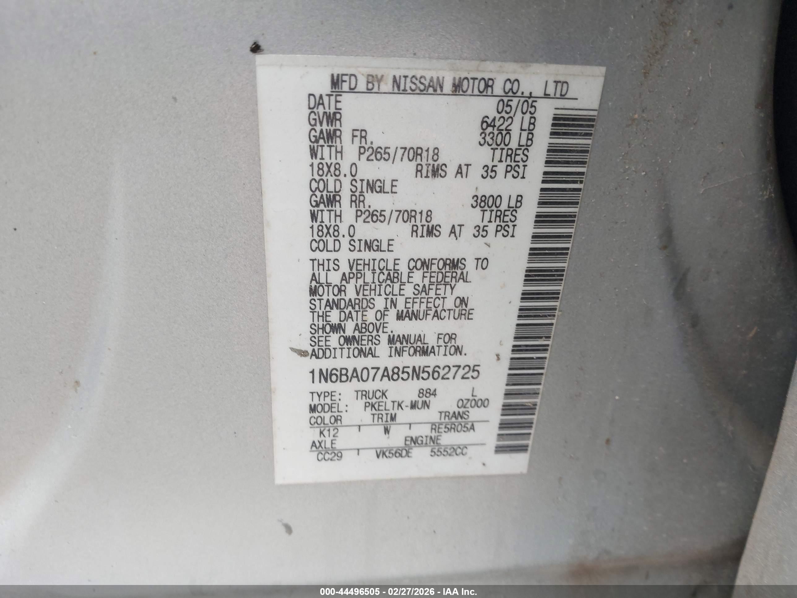 NISSAN TITAN image 9
