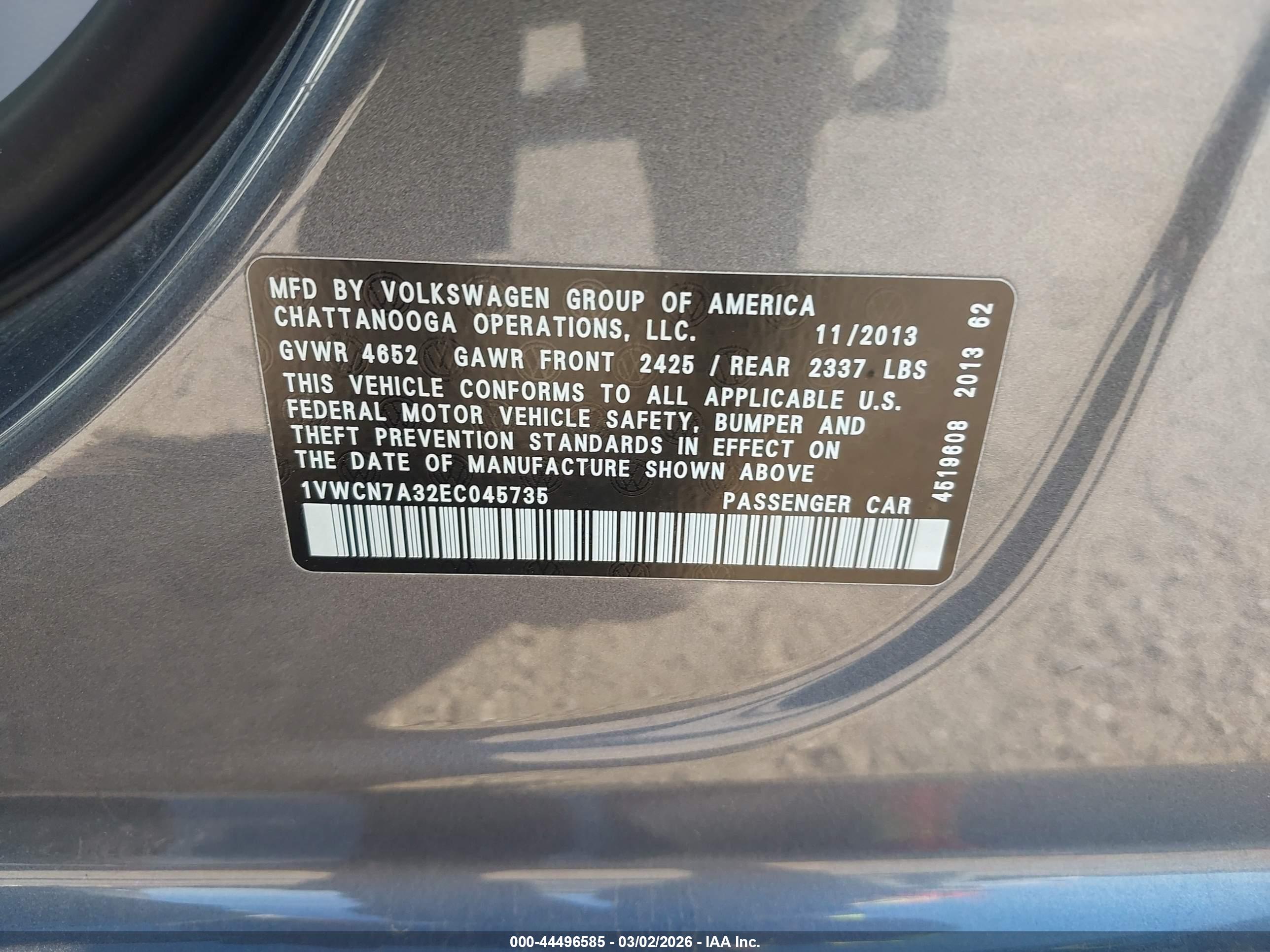 VOLKSWAGEN PASSAT image 9