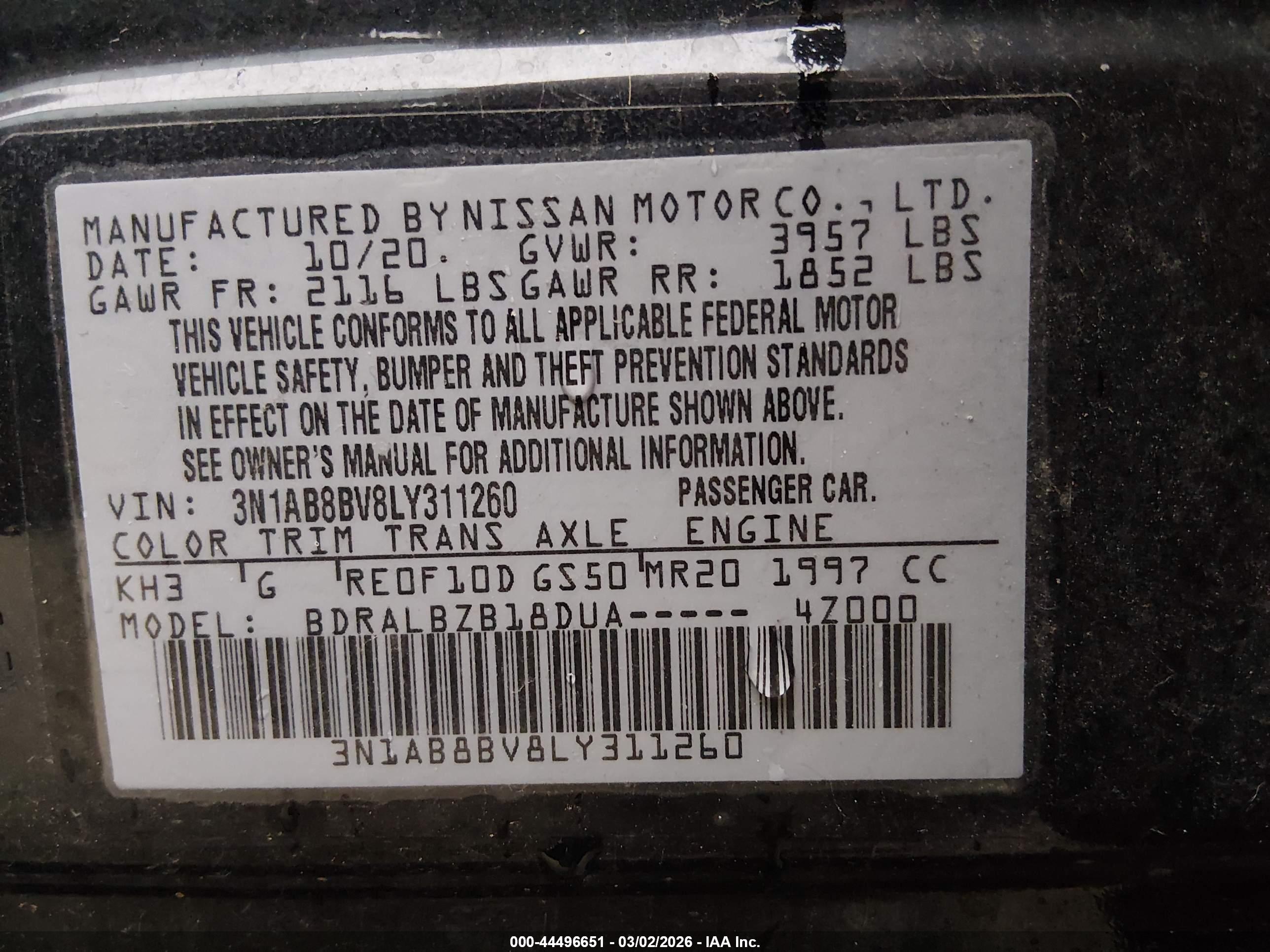 NISSAN SENTRA image 9