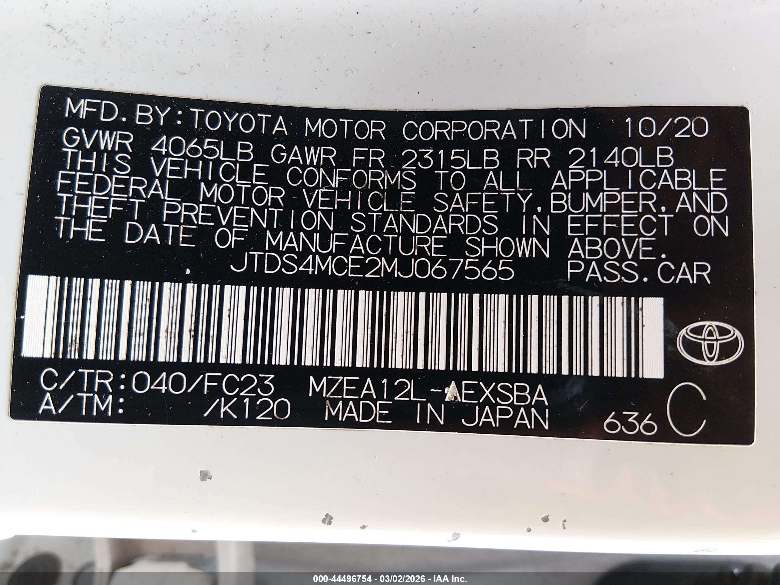 TOYOTA COROLLA image 9