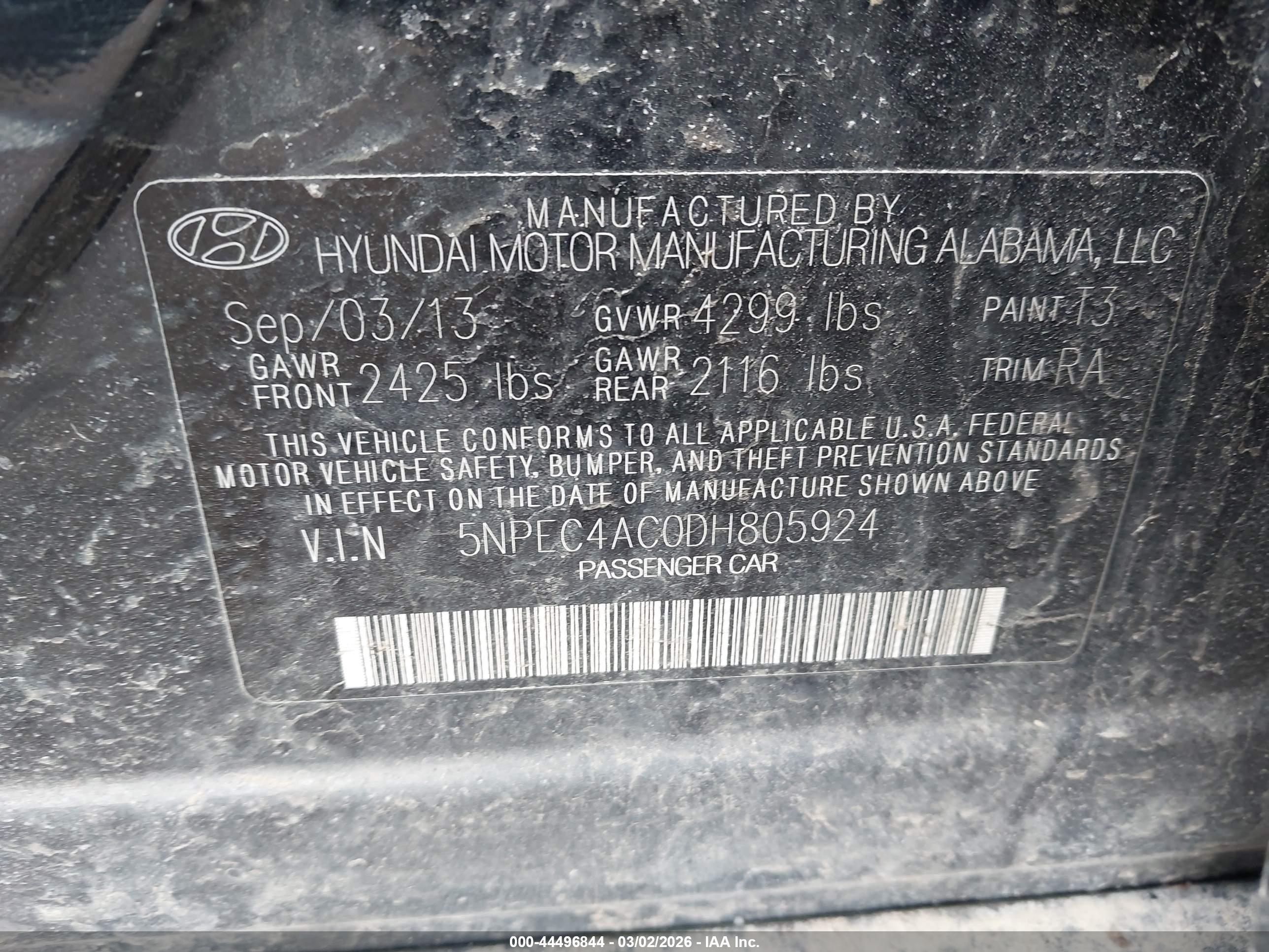 HYUNDAI SONATA image 9