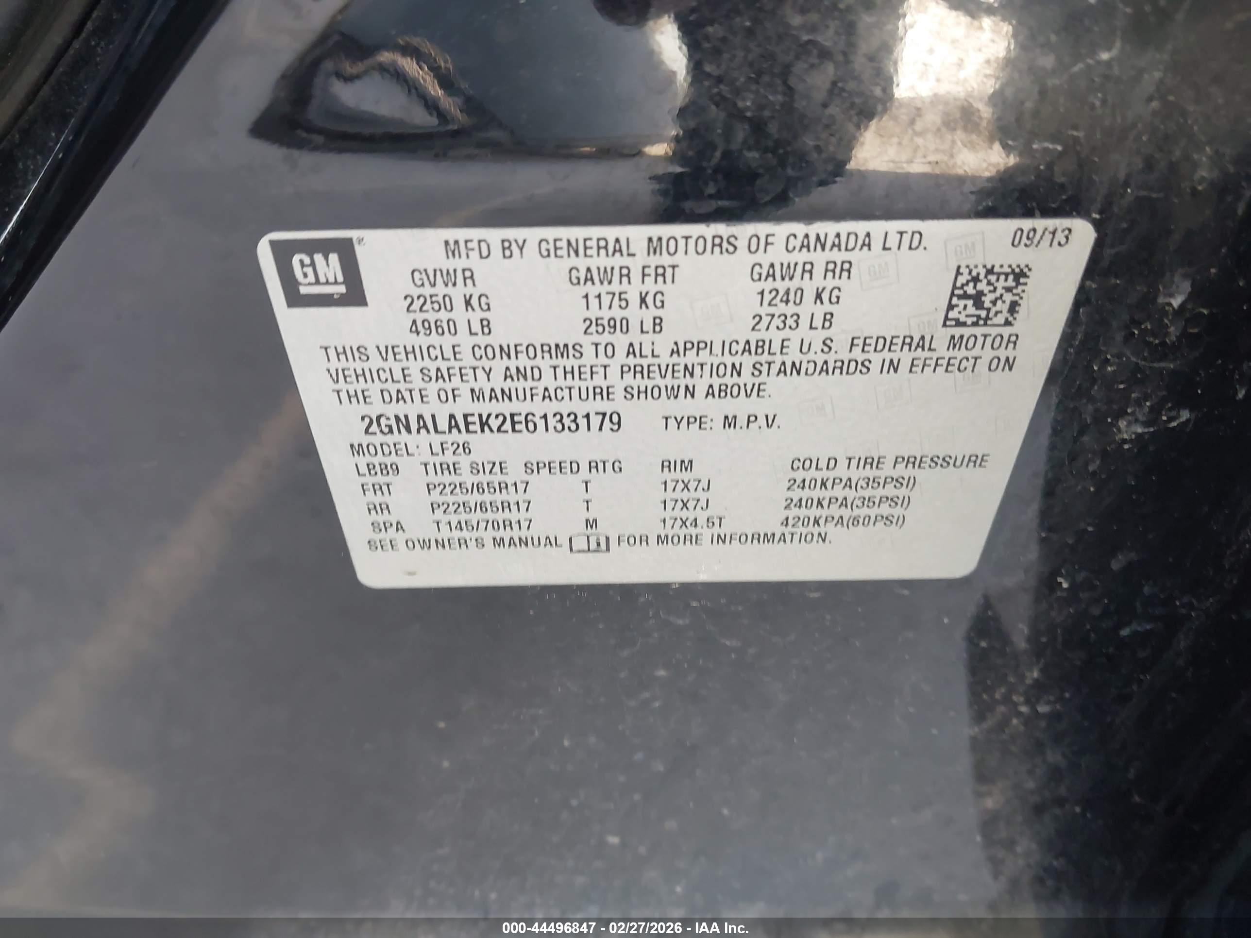 CHEVROLET EQUINOX image 9