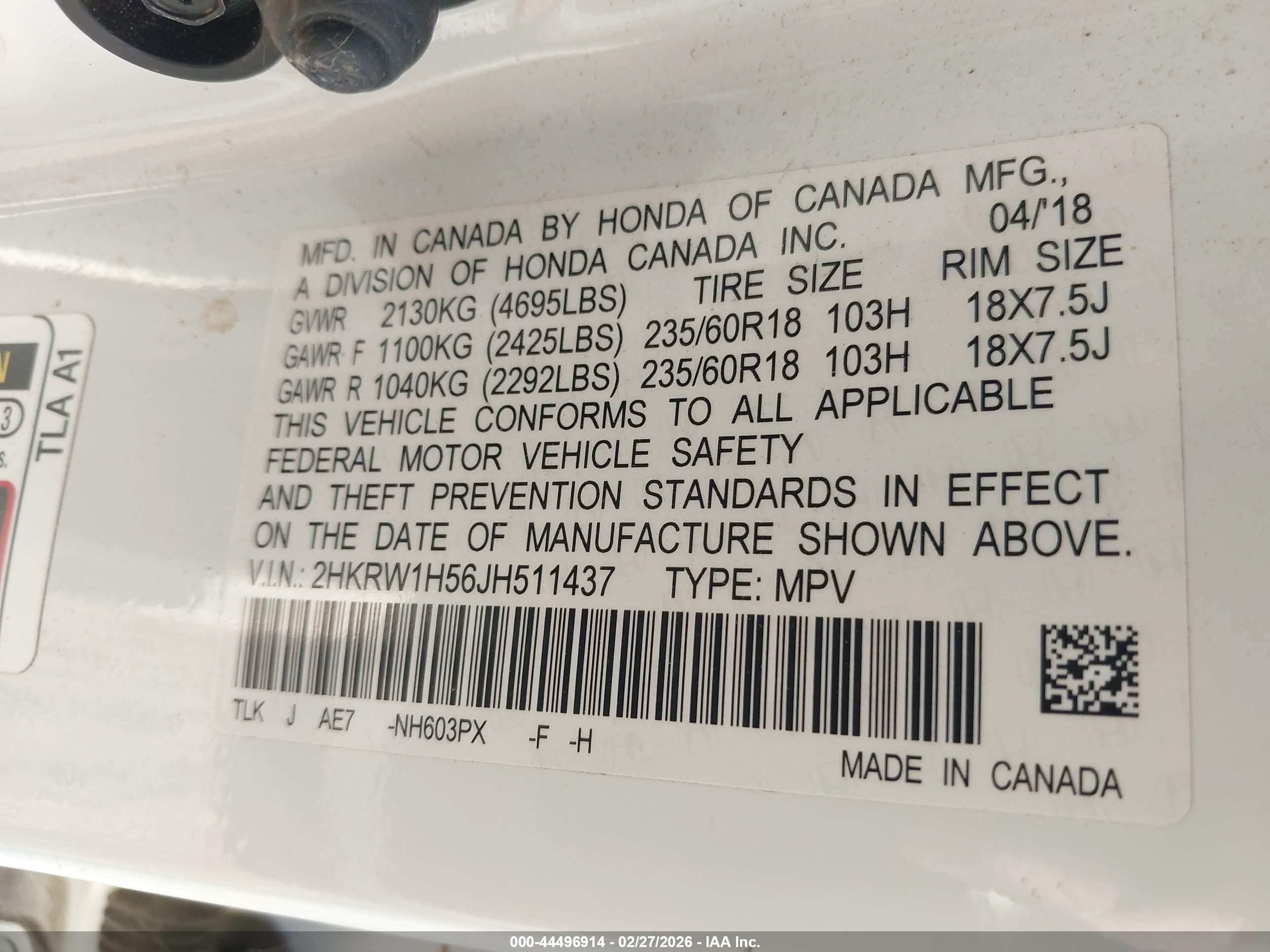 HONDA CR-V image 9