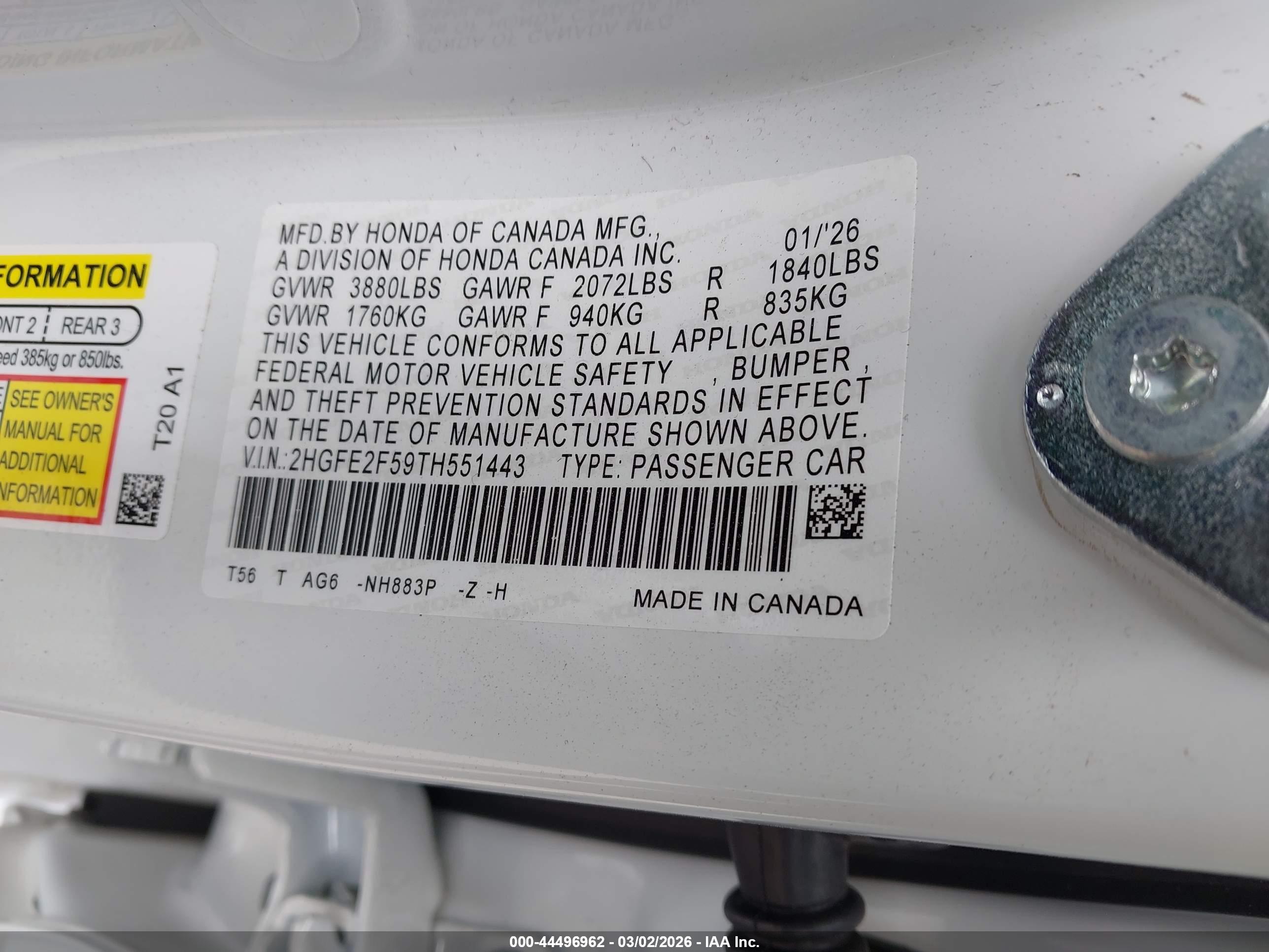HONDA CIVIC image 9