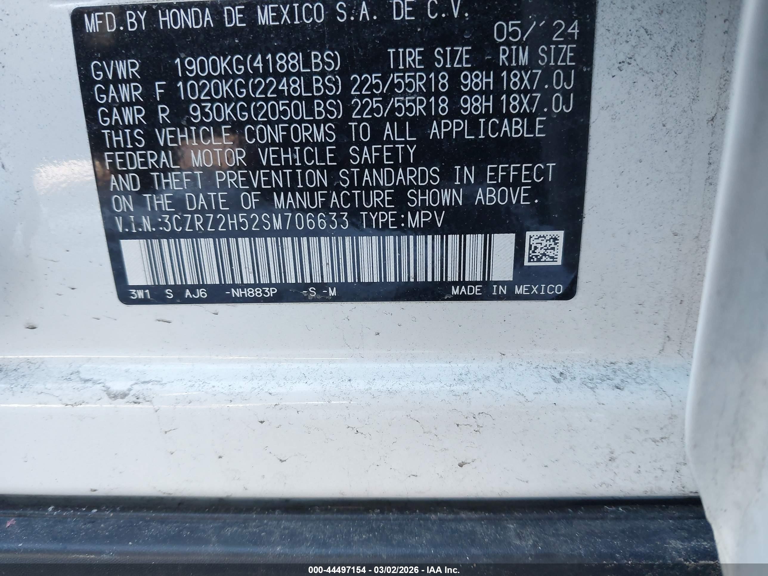 HONDA HR-V image 9