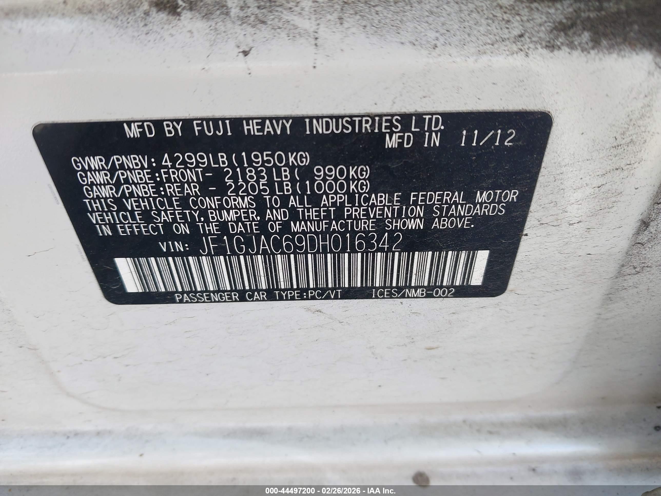 SUBARU IMPREZA image 9