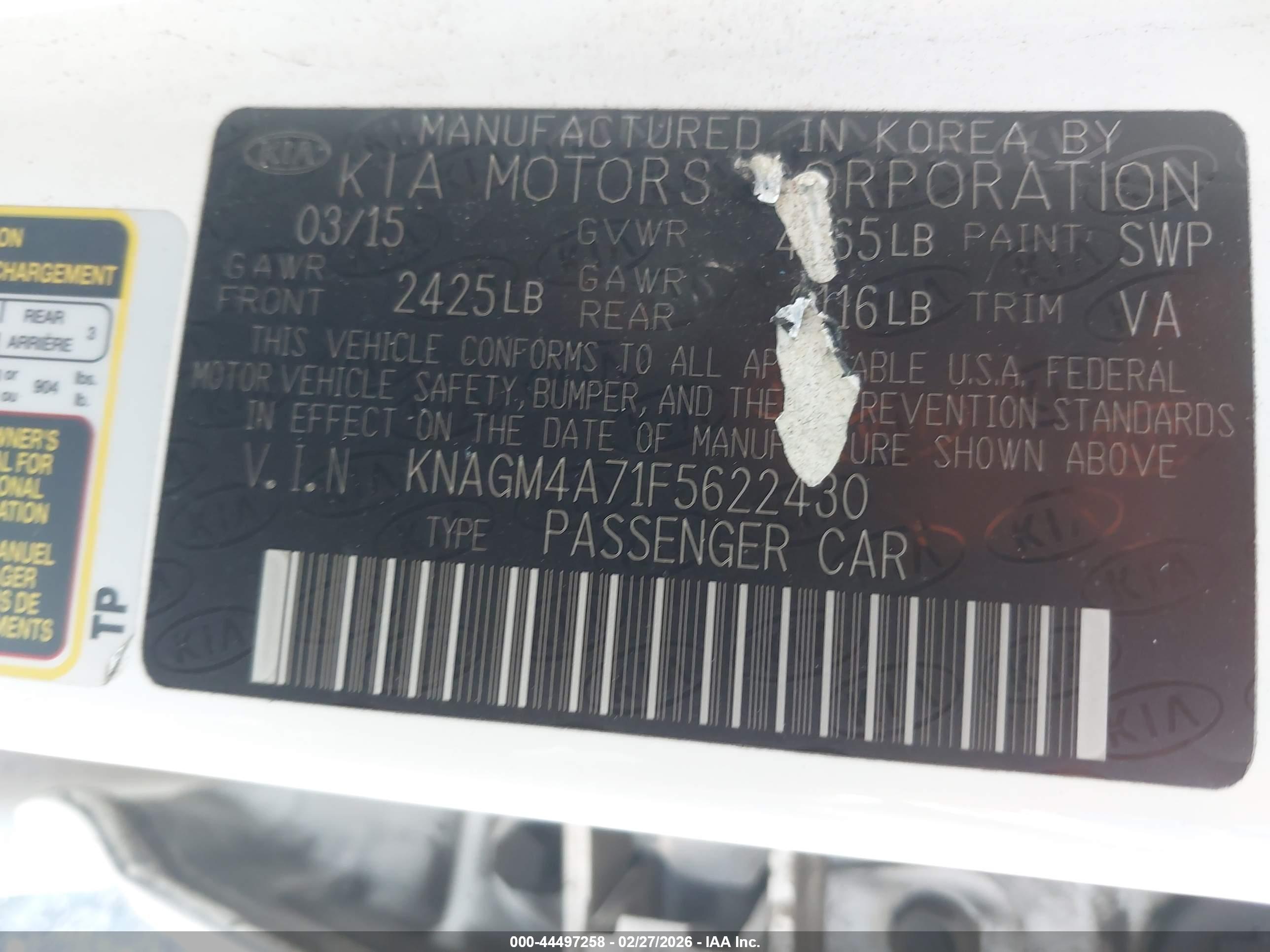 KIA OPTIMA image 9