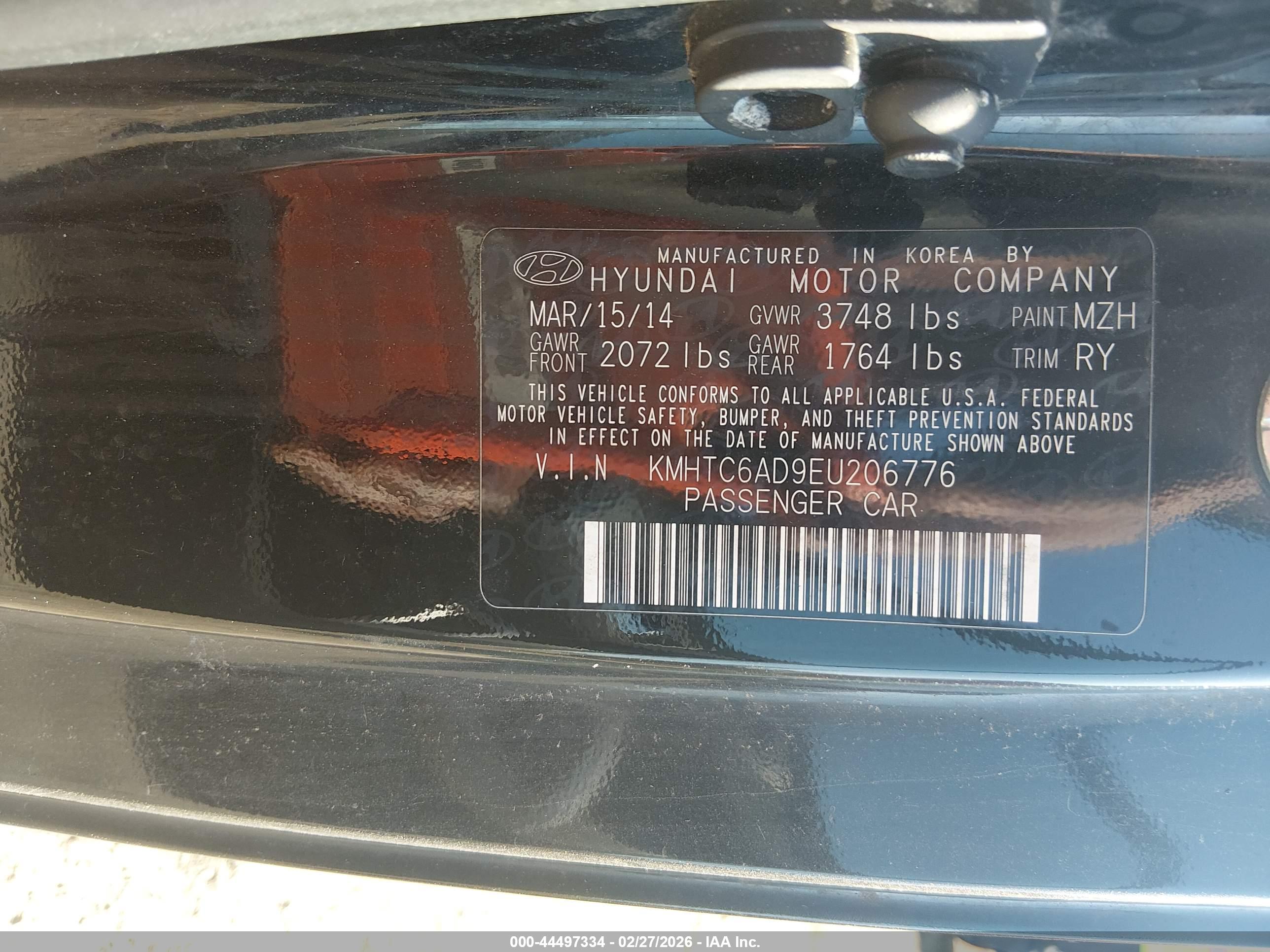 HYUNDAI VELOSTER image 9