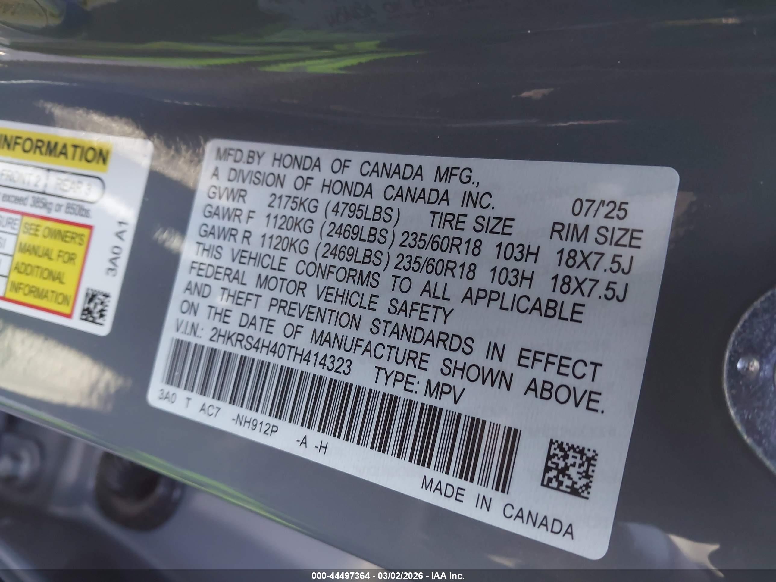 HONDA CR-V image 9