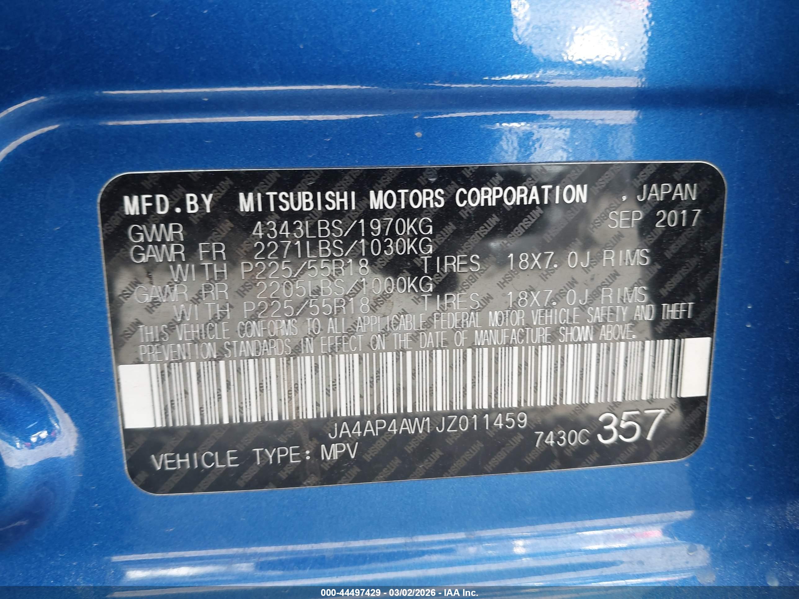 MITSUBISHI OUTLANDER image 9