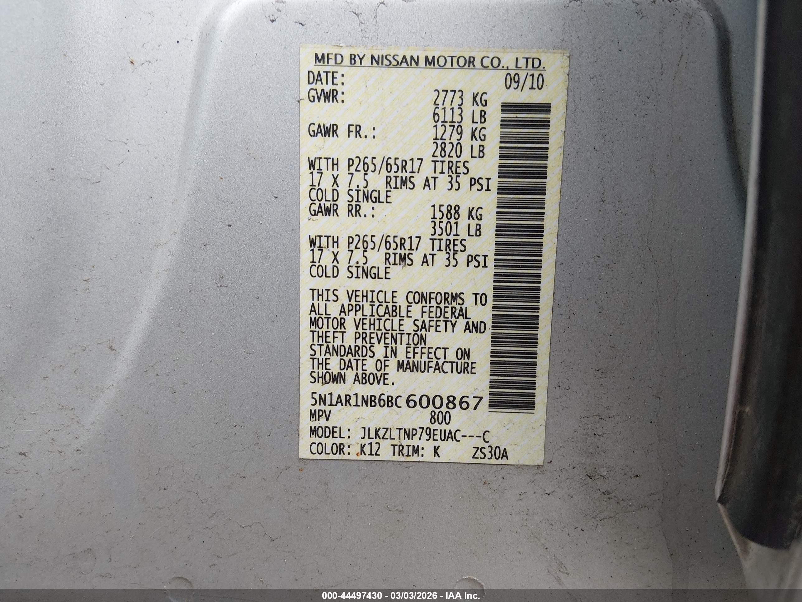NISSAN PATHFINDER image 9