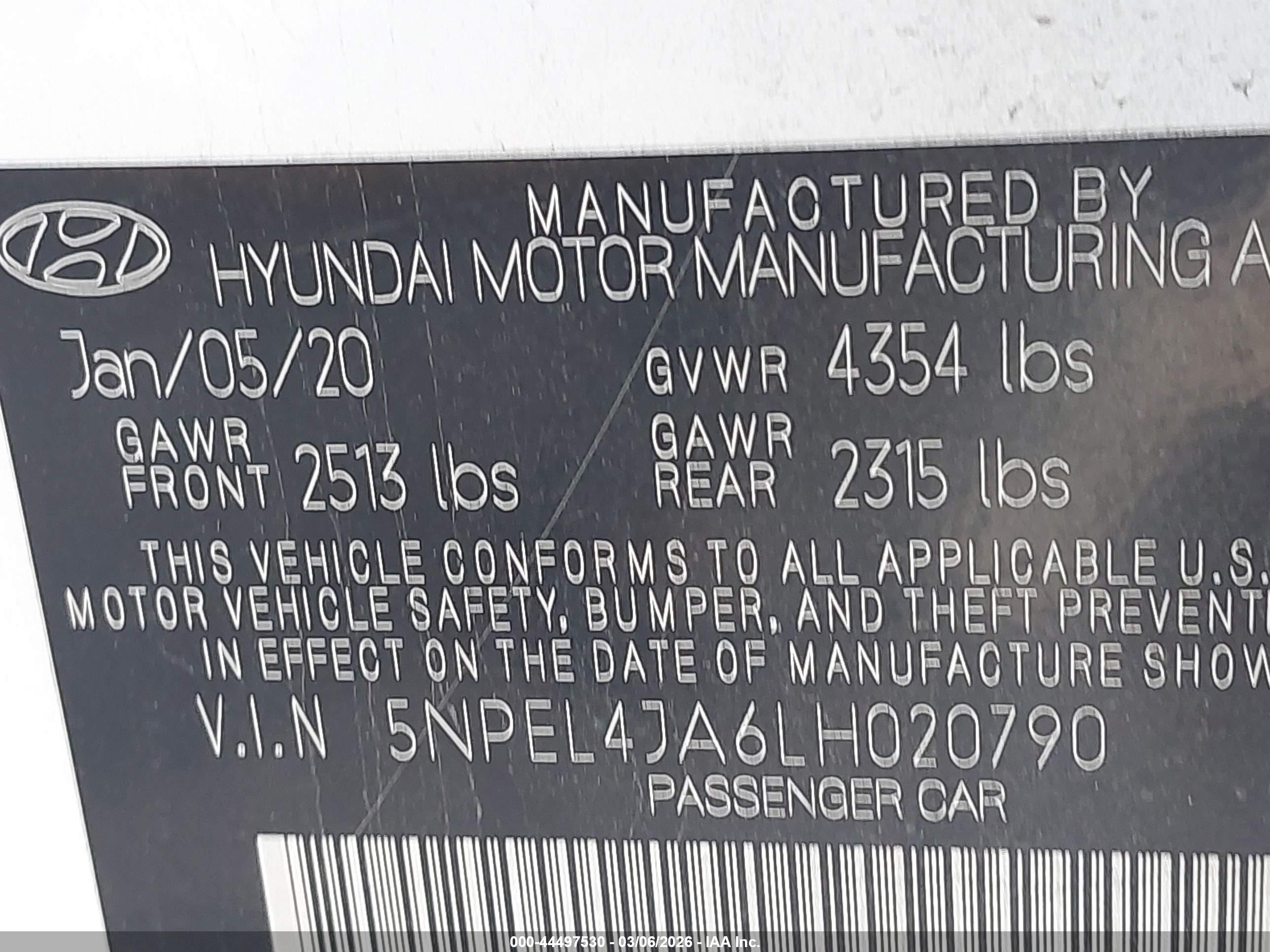 HYUNDAI SONATA image 9