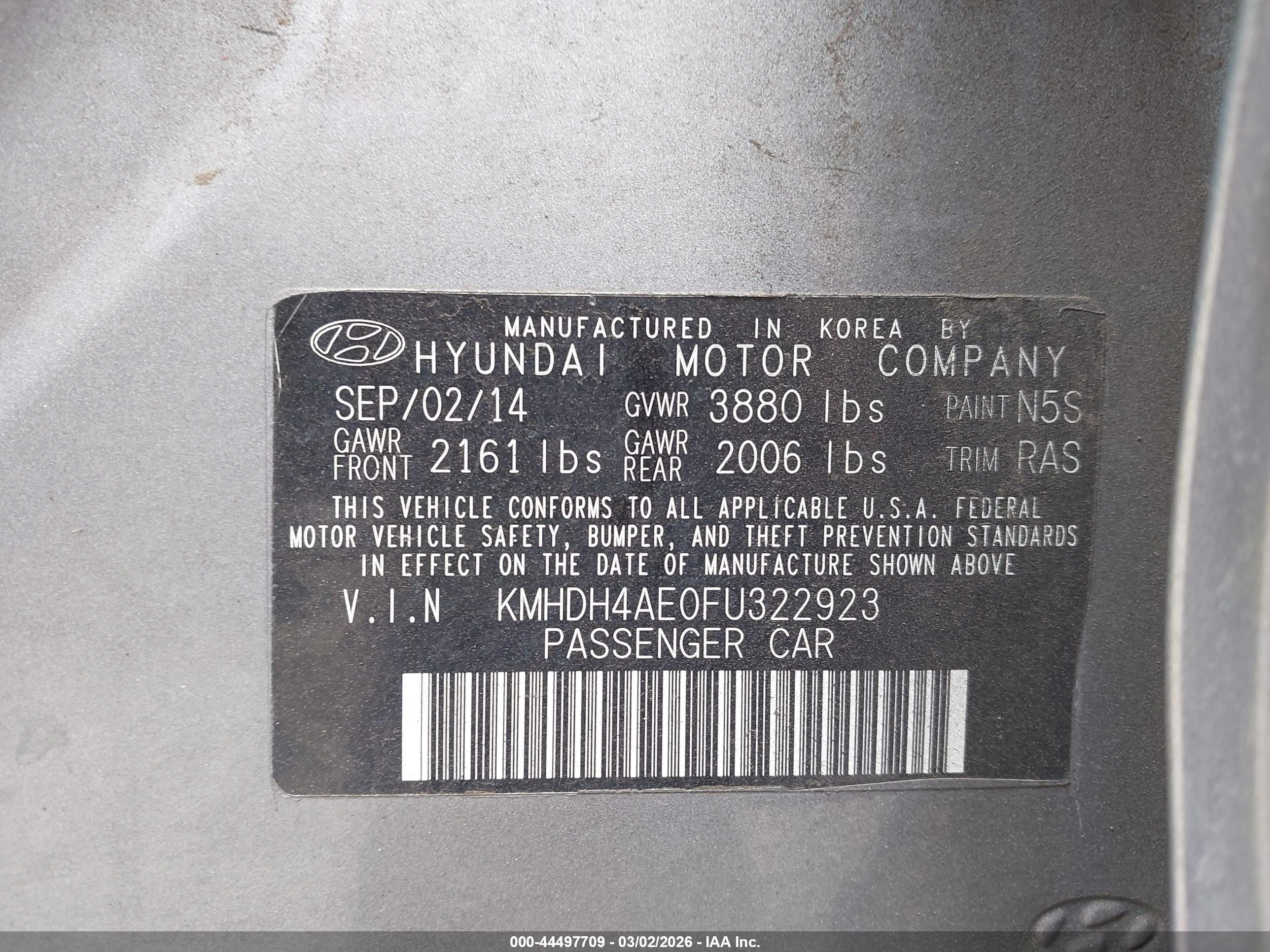 HYUNDAI ELANTRA image 9